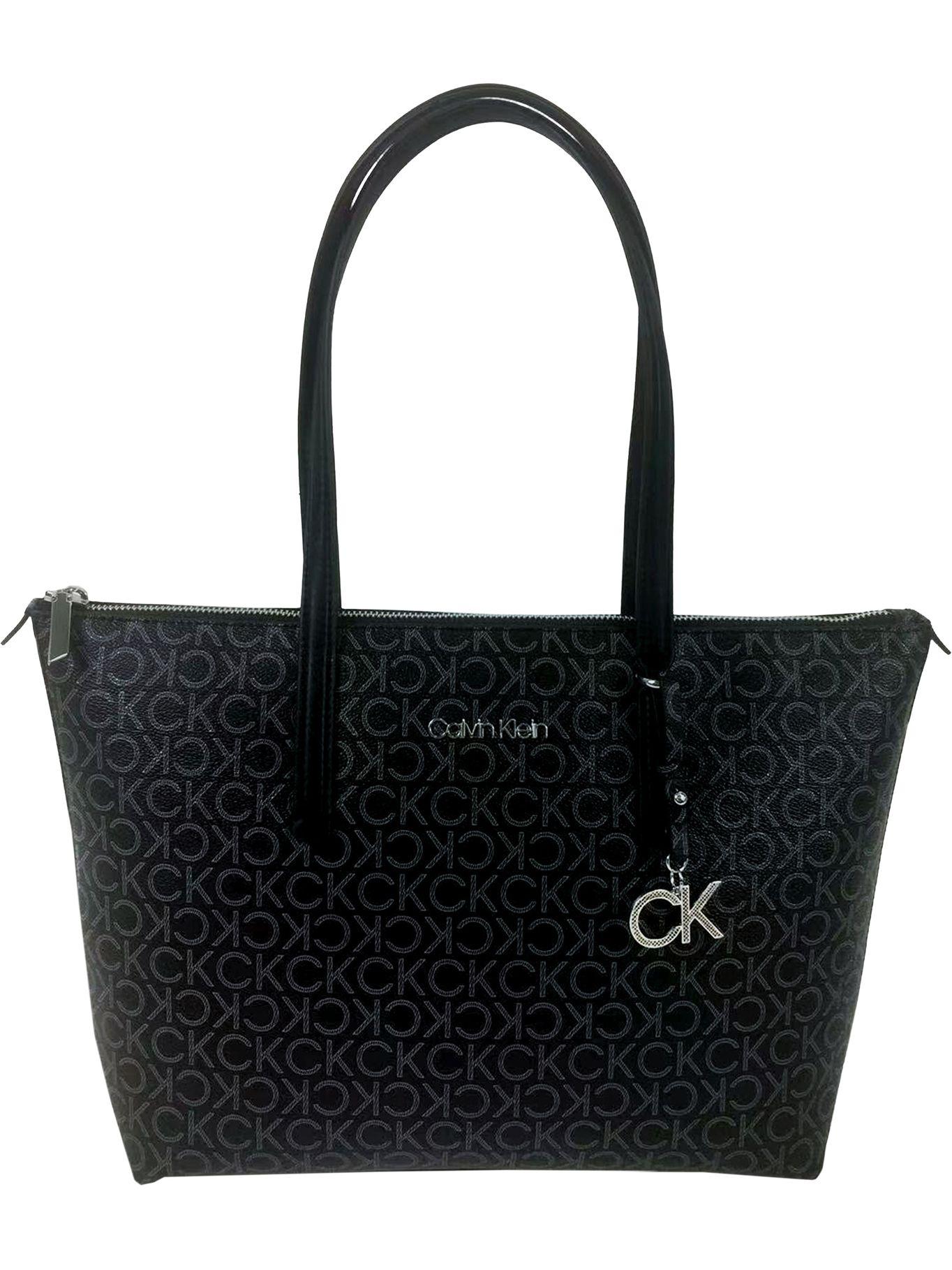 Cartera Tote CK Must Mono Negro Calvin Klein-0