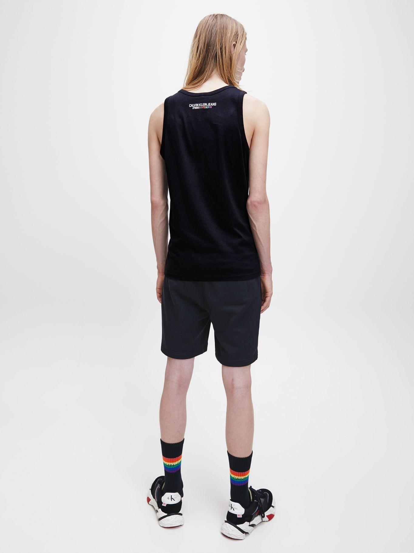 Polera Pride Large Flag Tank Negro Calvin Klein-1
