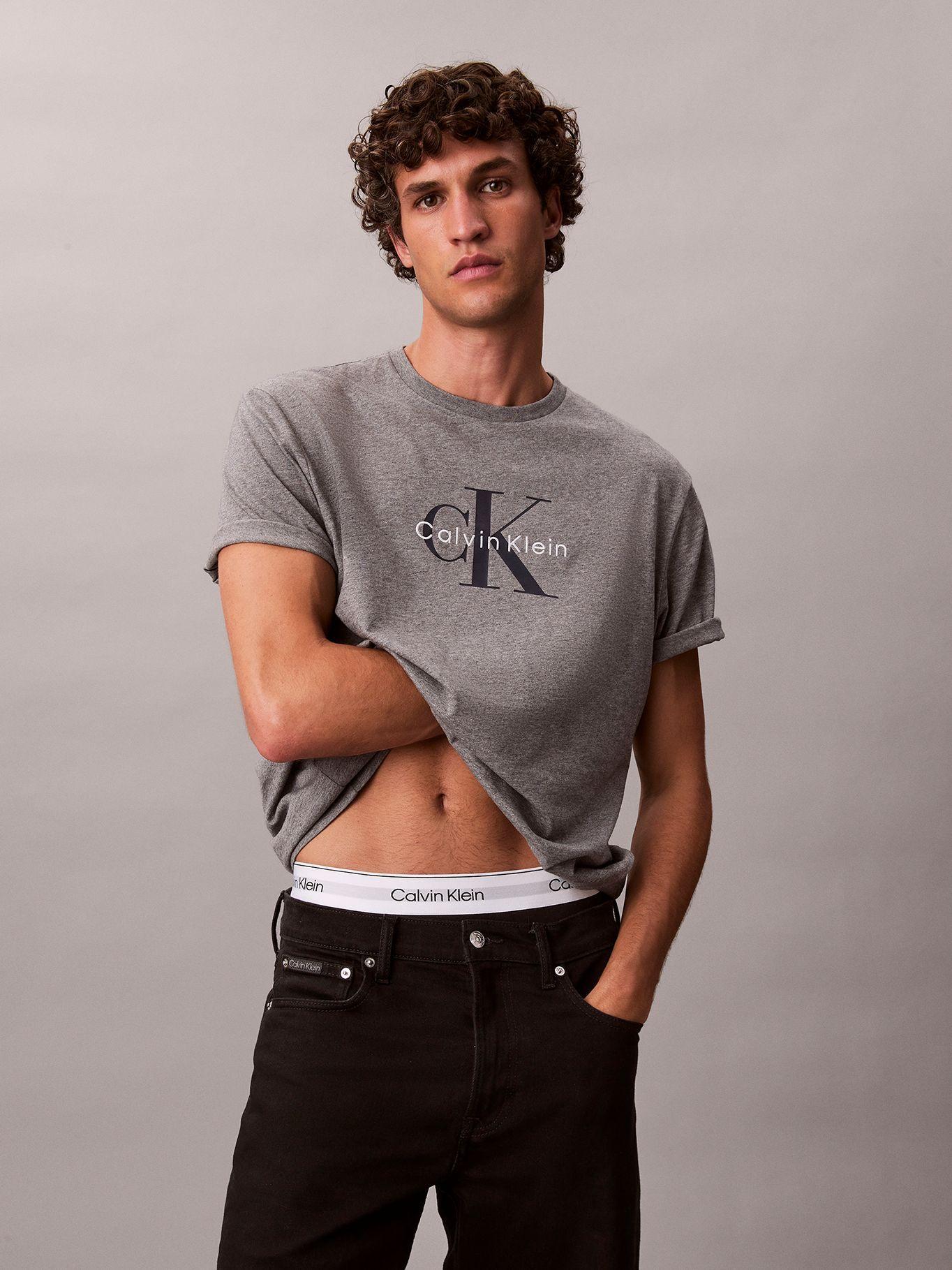 Polera Hero Monologo Gris Calvin Klein-3