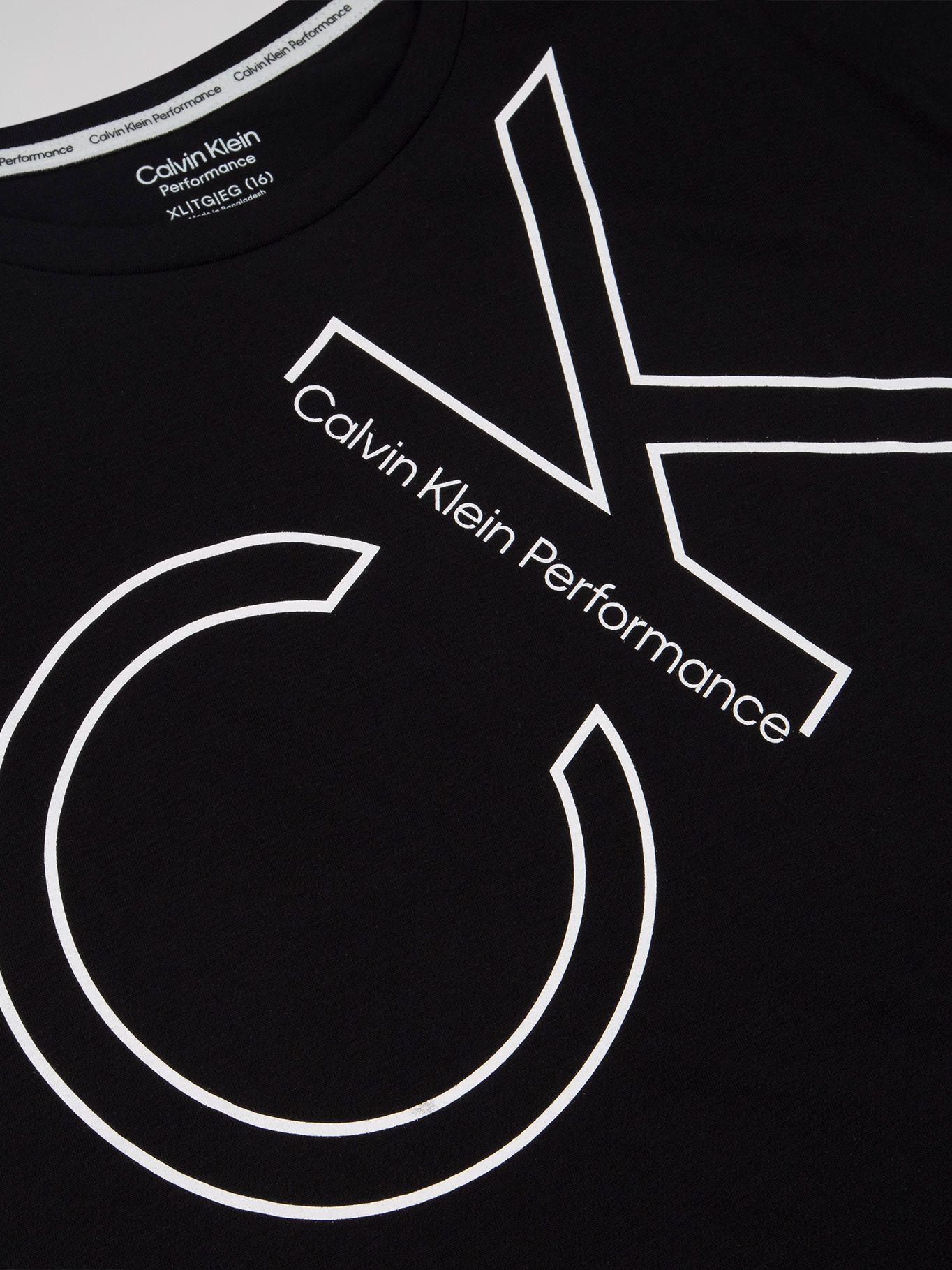 Polera Niña Outline Negro Calvin Klein-3