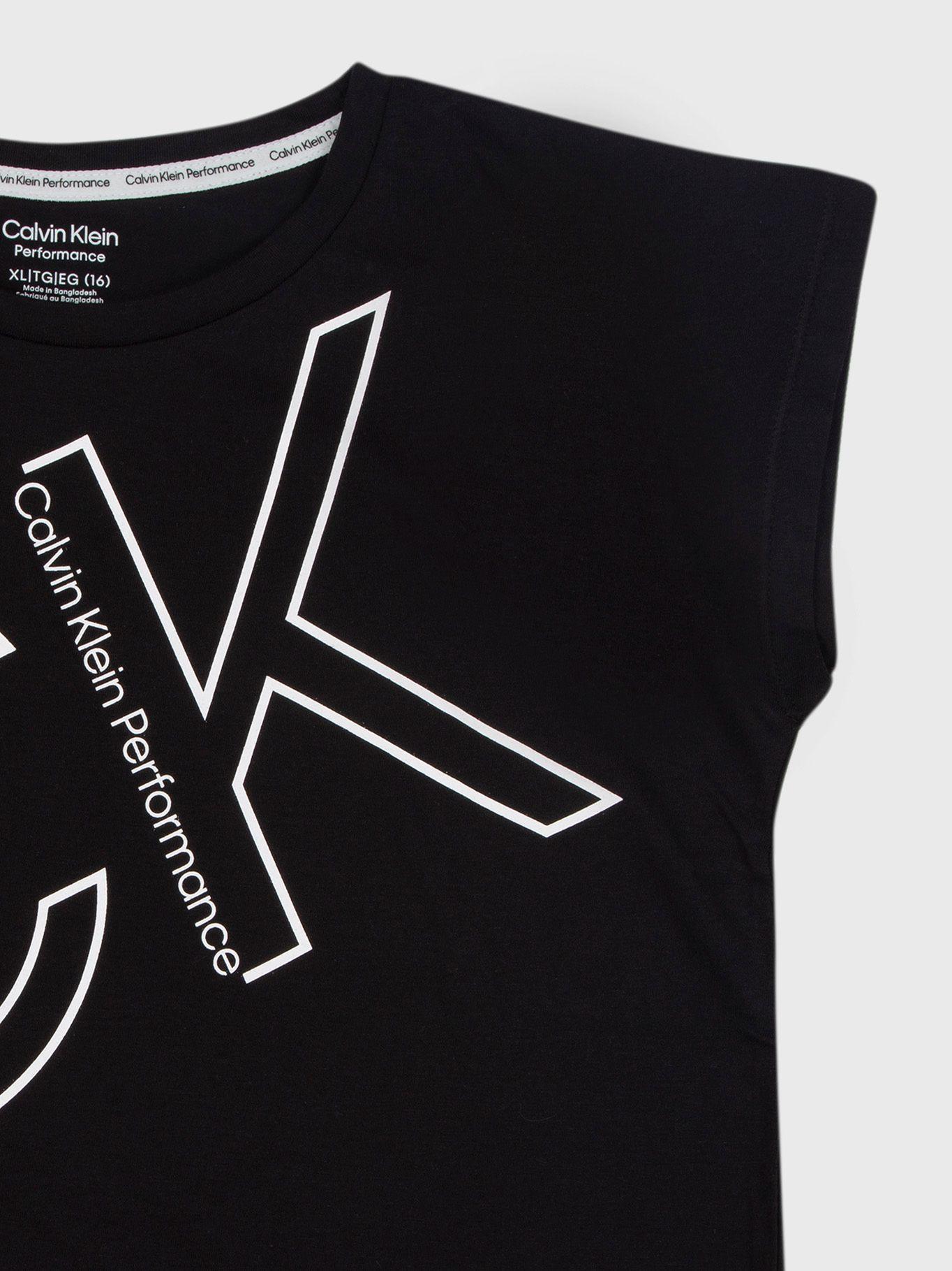 Polera Niña Outline Negro Calvin Klein-2