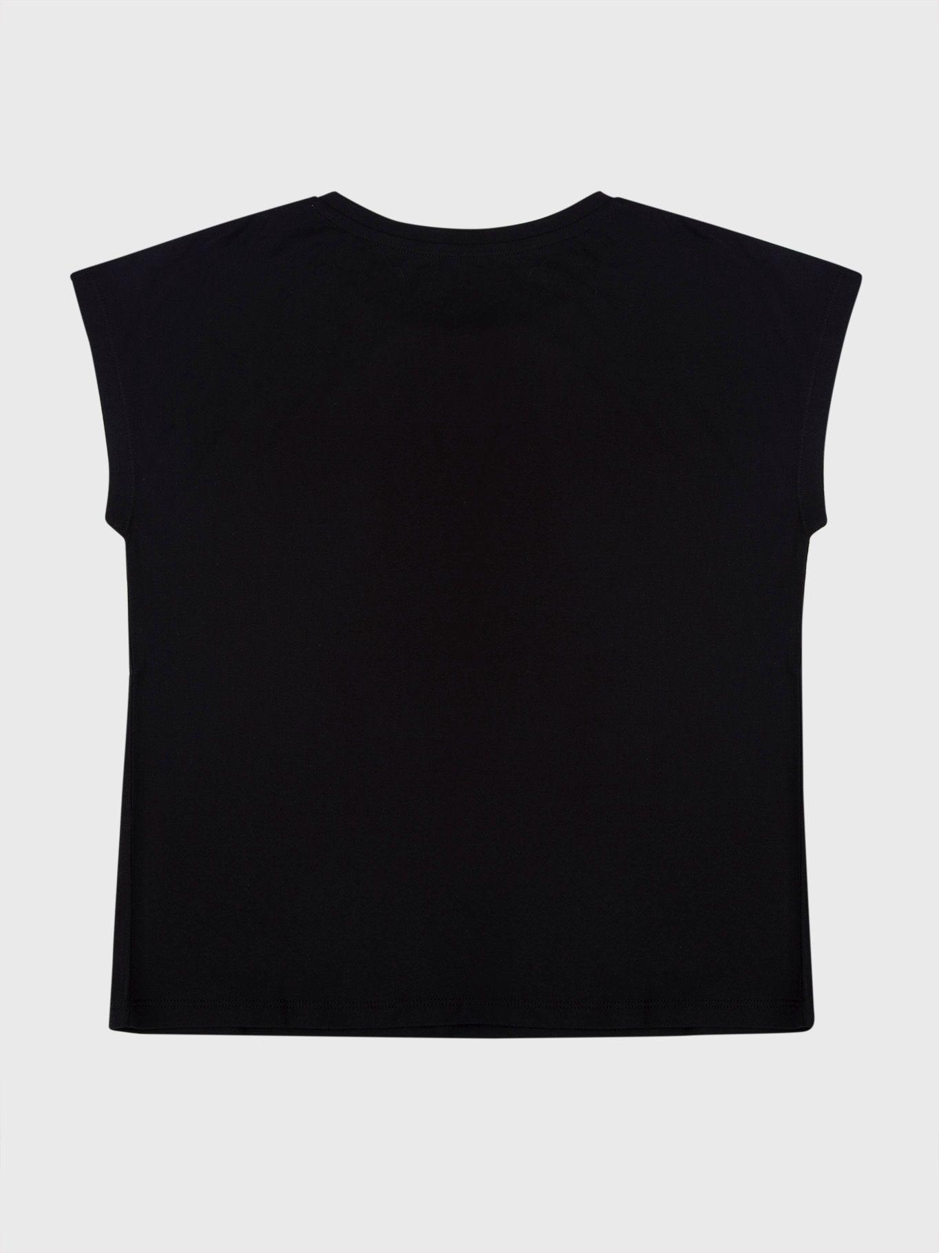 Polera Niña Outline Negro Calvin Klein-1
