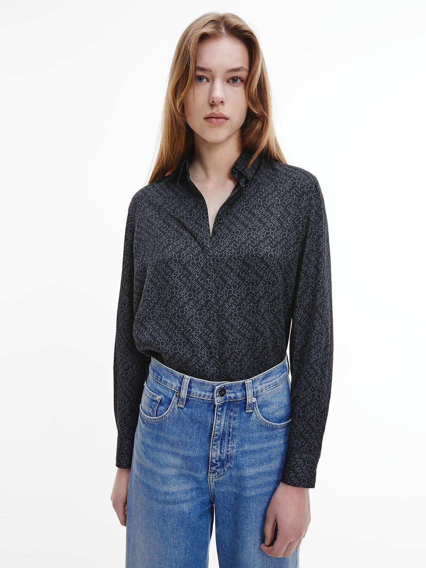 Camisa Recycled Relaxed Negro Calvin Klein-0