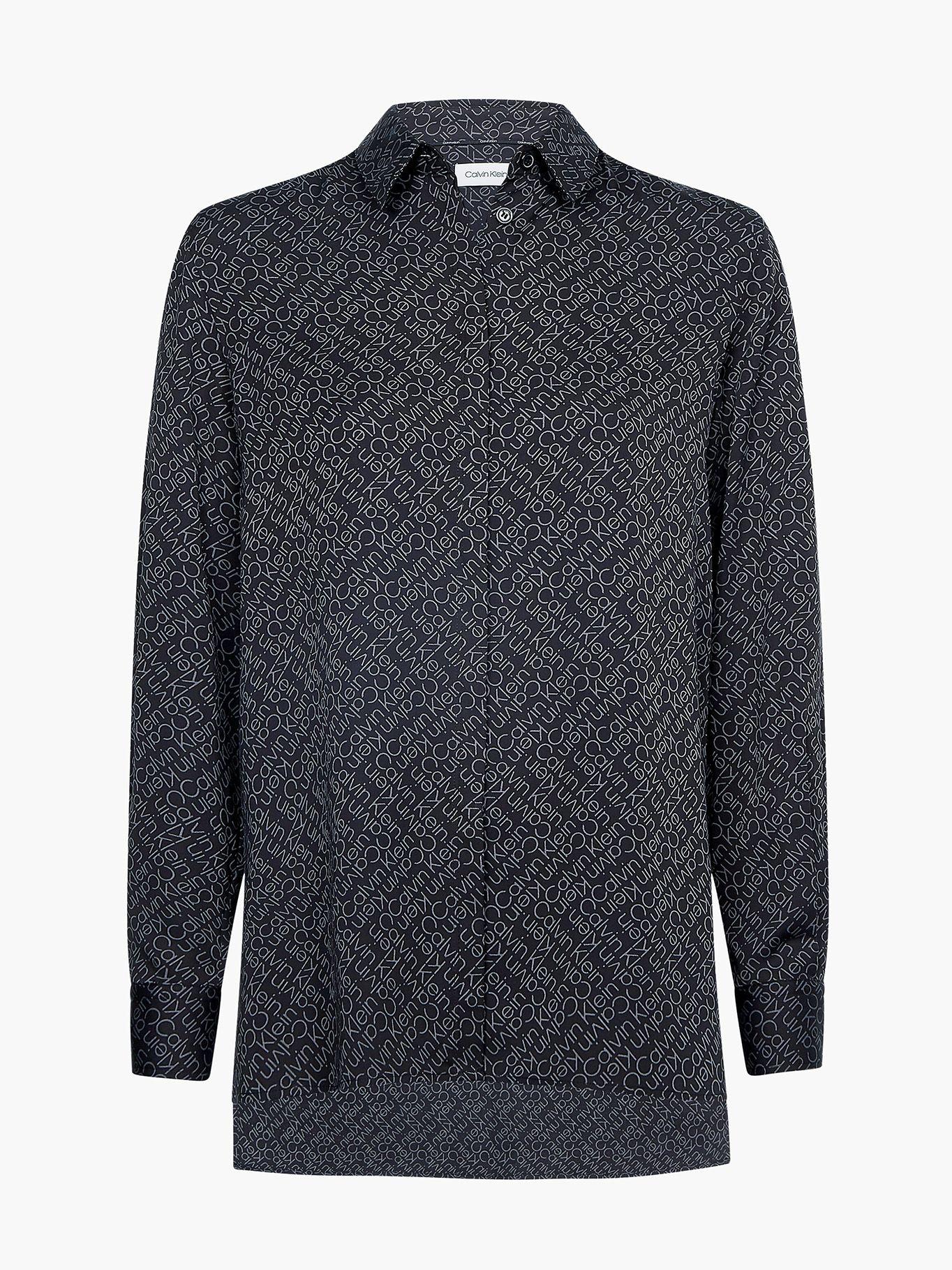 Camisa Recycled Relaxed Negro Calvin Klein-4