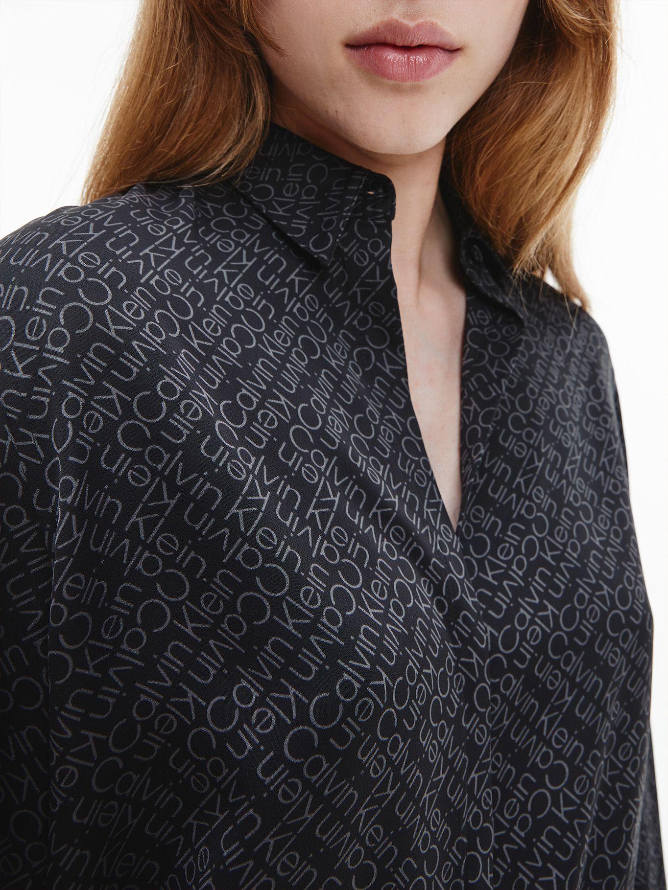 Camisa Recycled Relaxed Negro Calvin Klein-3