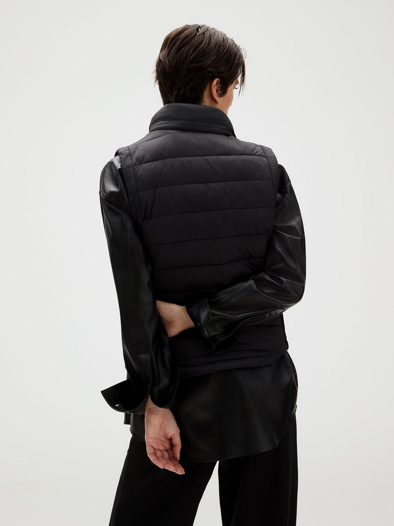 Chaqueta sin Mangas Mixed Puffer Negro Calvin Klein-2