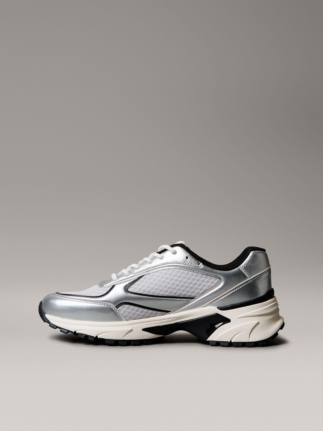 Zapatillas Runner Laceup Plateado Calvin Klein Hombre-5