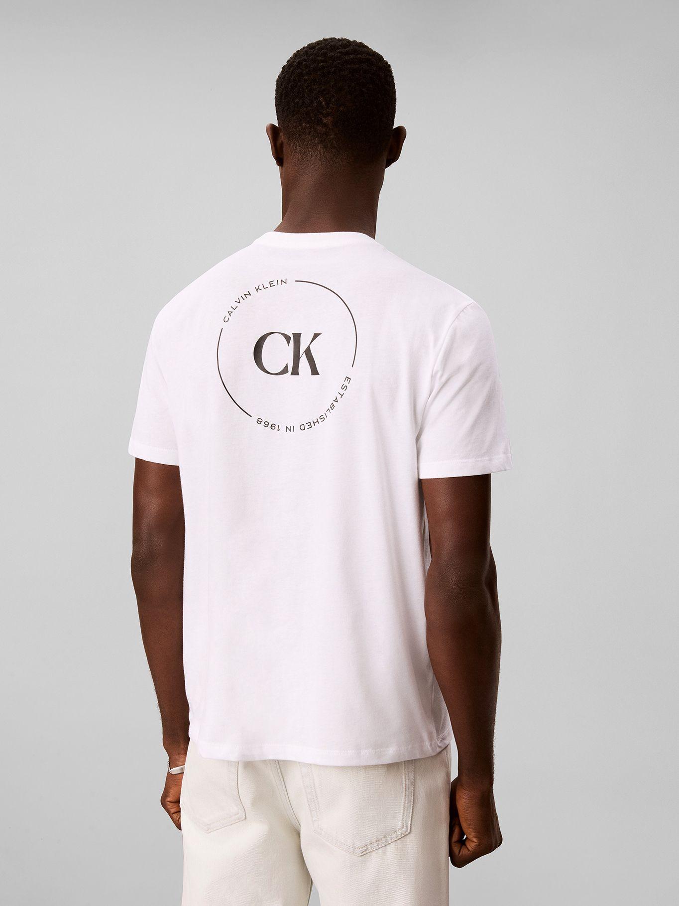 Polera Y Logo Gráfico Blanco Calvin Klein-2