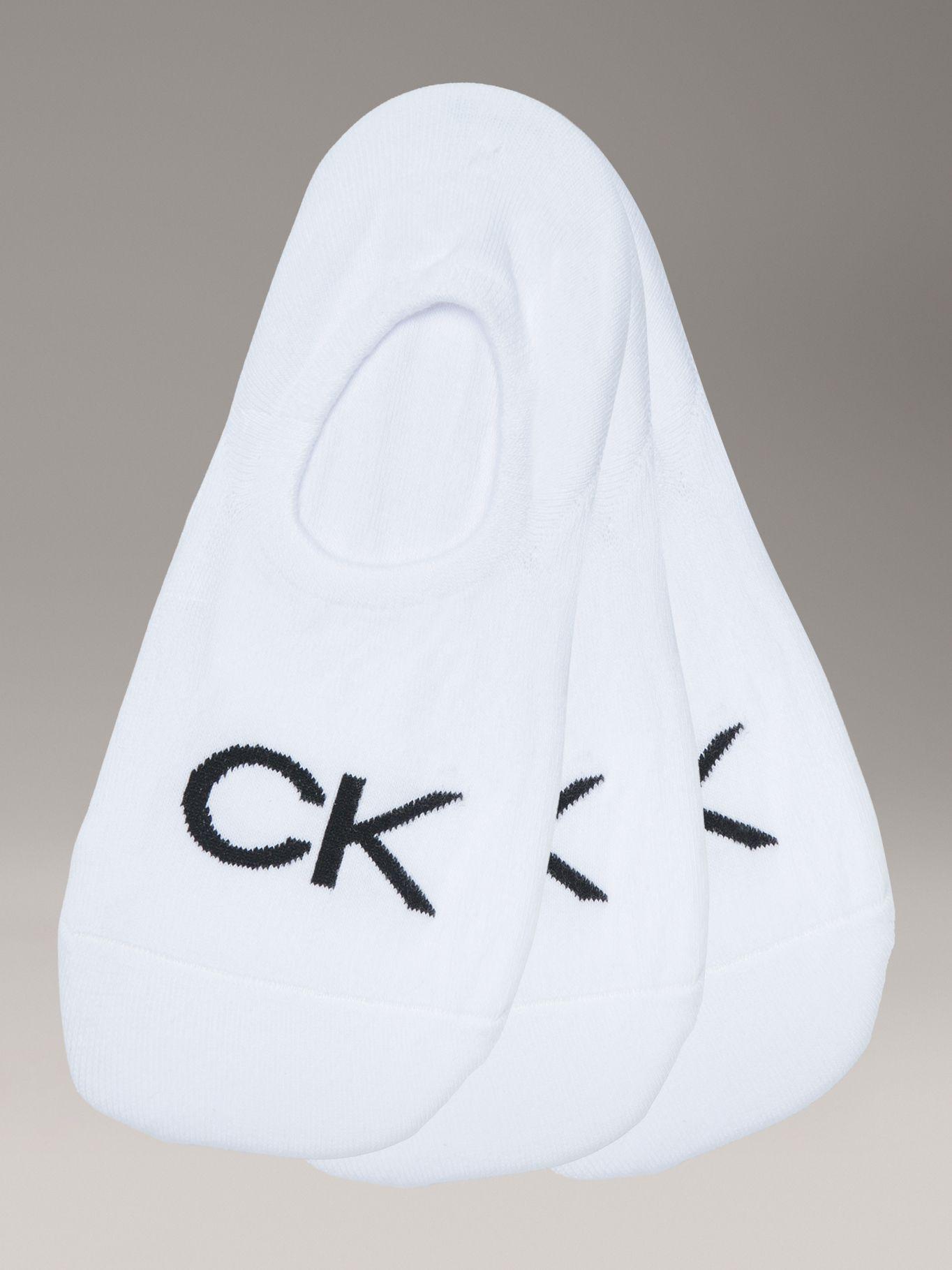 Pack de 3 Calcetines Tipo Liner Blanco Calvin Klein-0