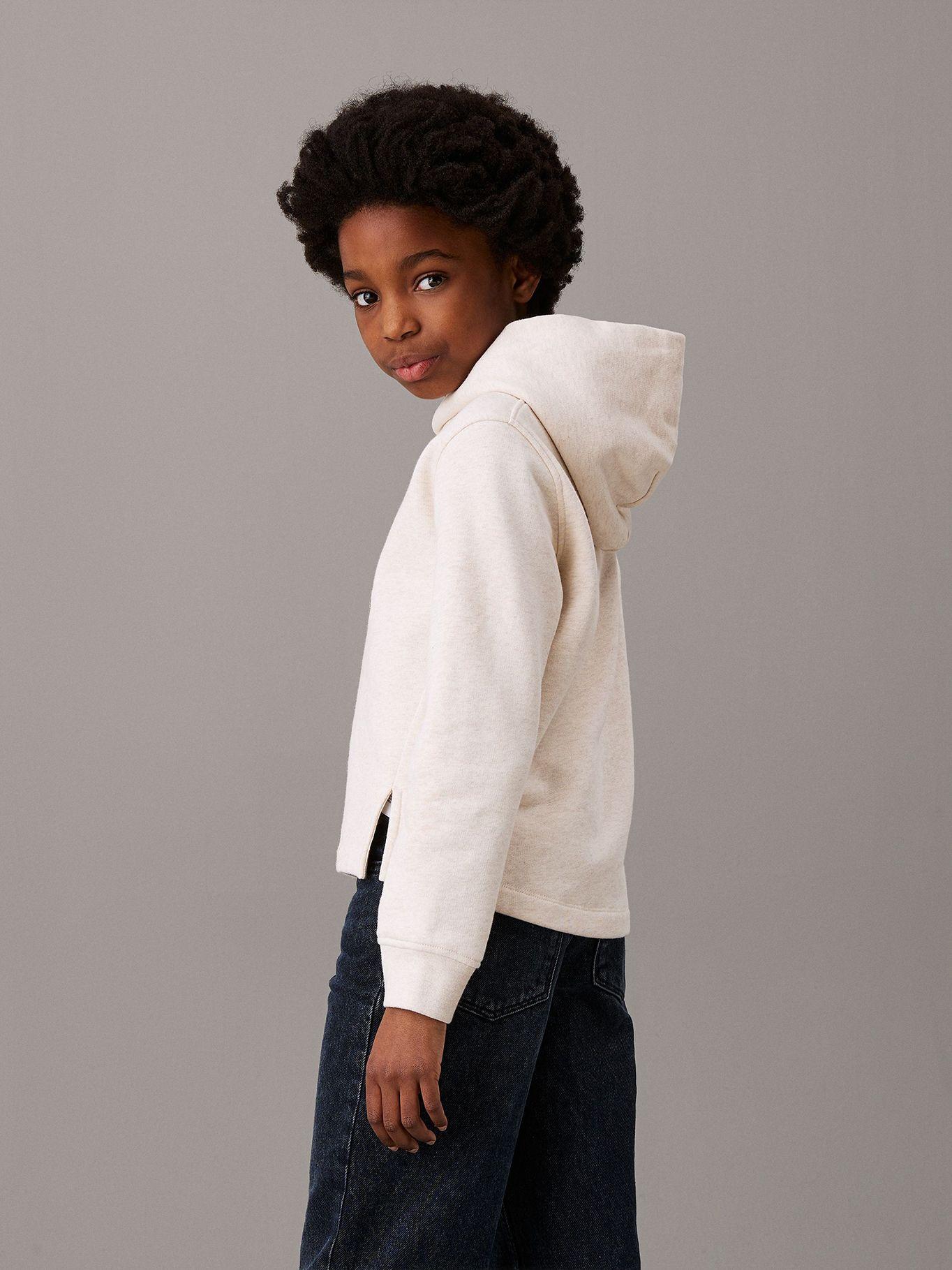 Polerón Niña Colour Logo Gris Calvin Klein-2