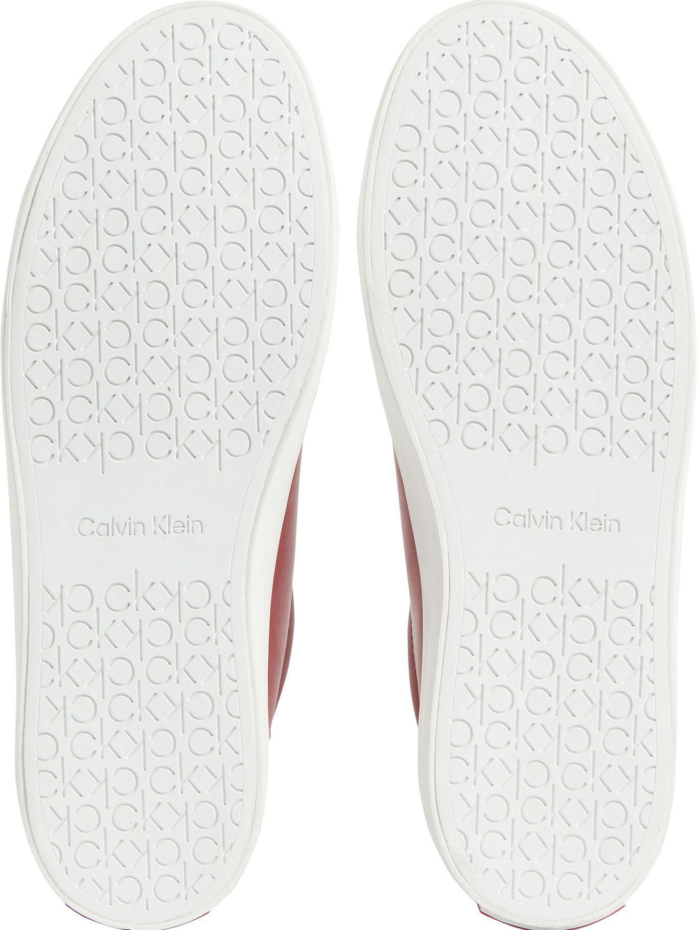 Zapatilla Urbana Lace Up Lth Rojo Calvin Klein-4