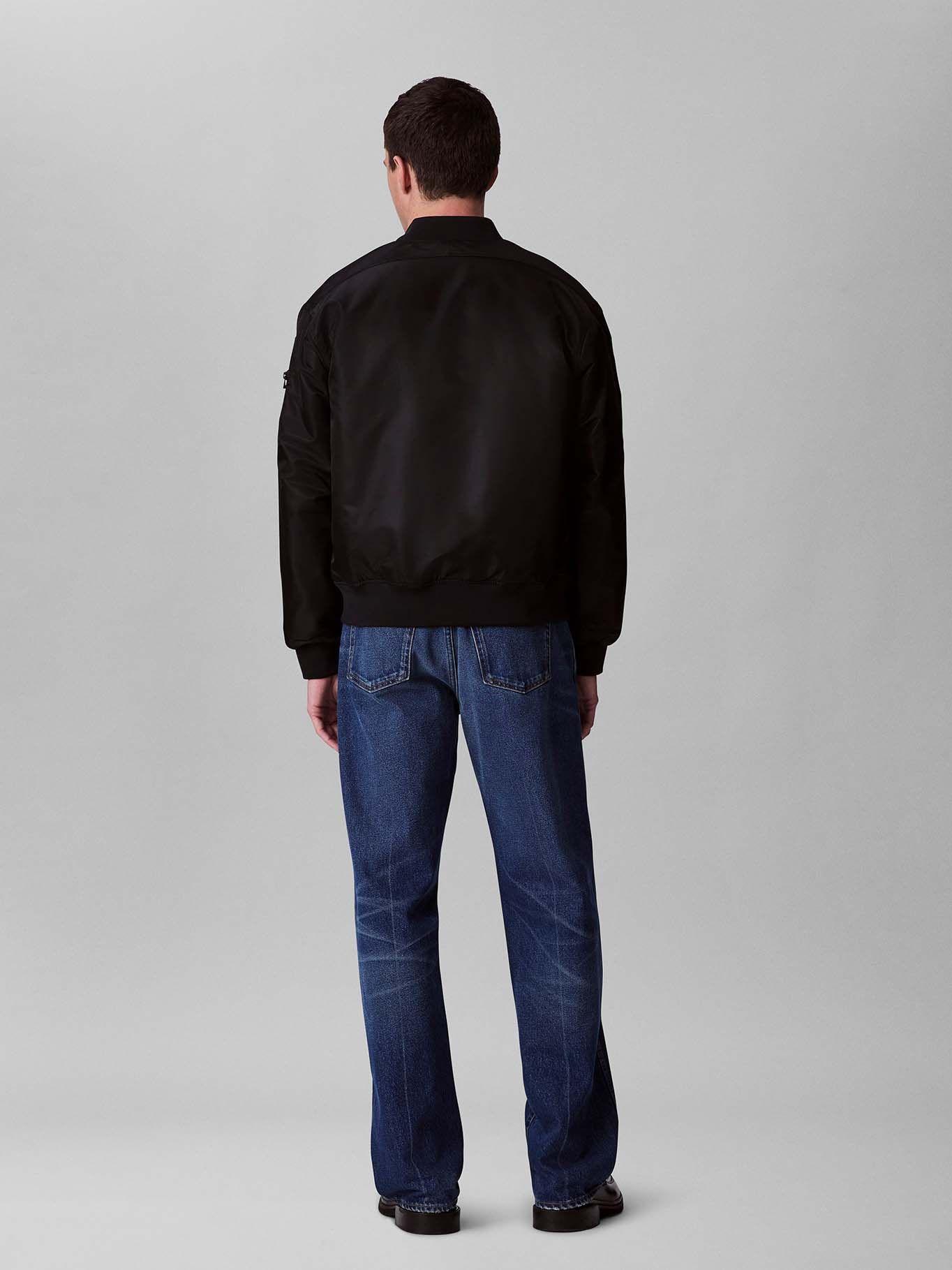 Chaqueta Bomber de Nailon Negro Calvin Klein-2