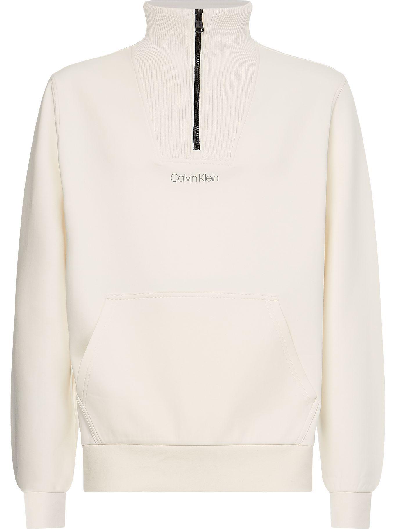 Polerón Comfort Quarter Blanco Calvin Klein-0