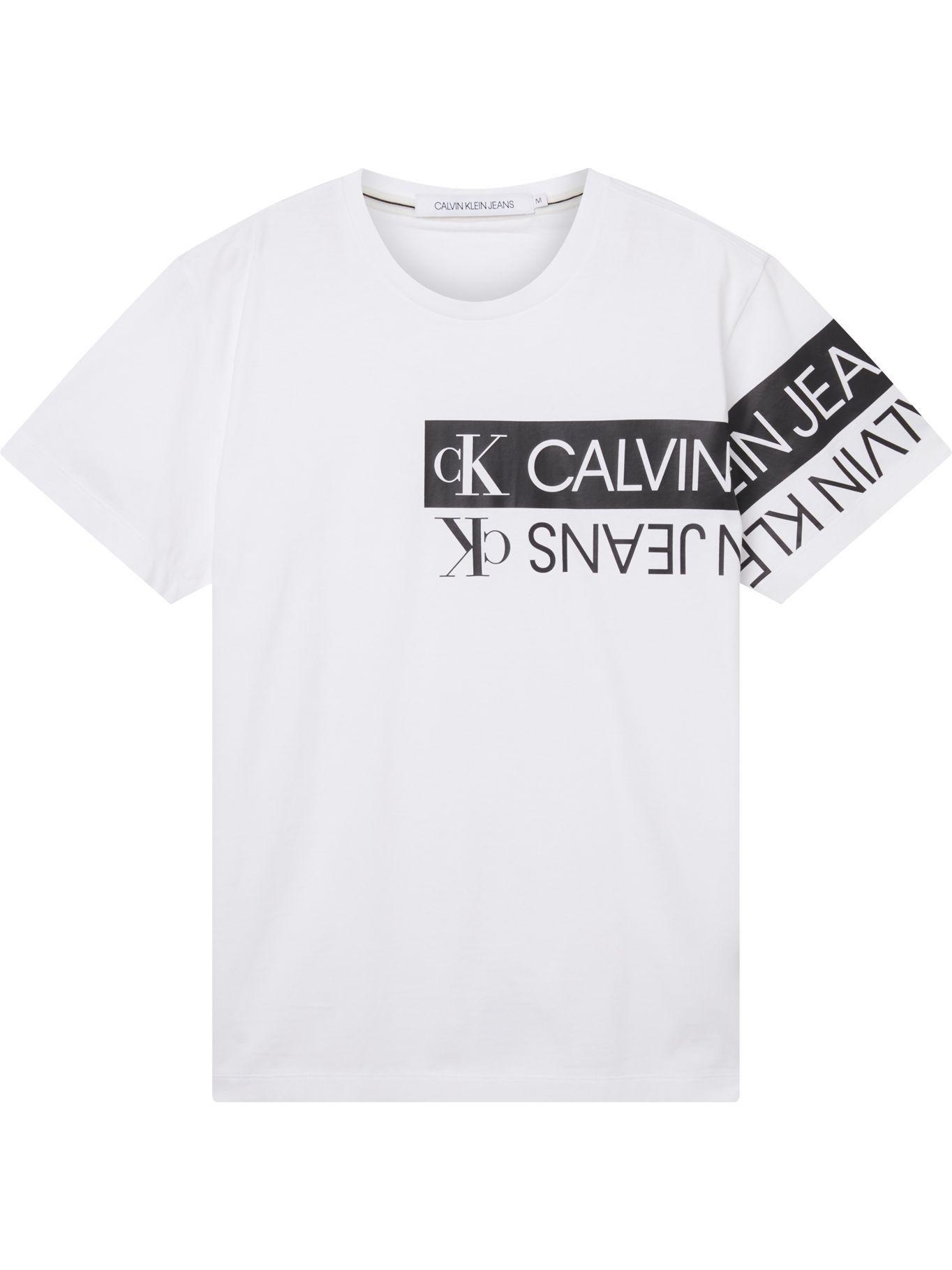 Polera Mirror Logo Blanco Calvin Klein-0