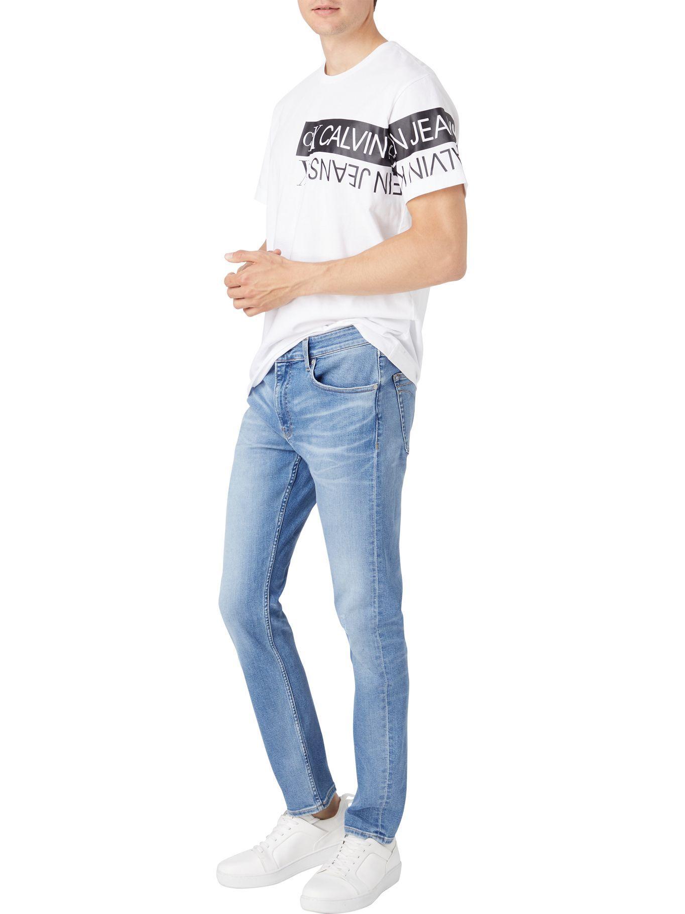 Polera Mirror Logo Blanco Calvin Klein-2