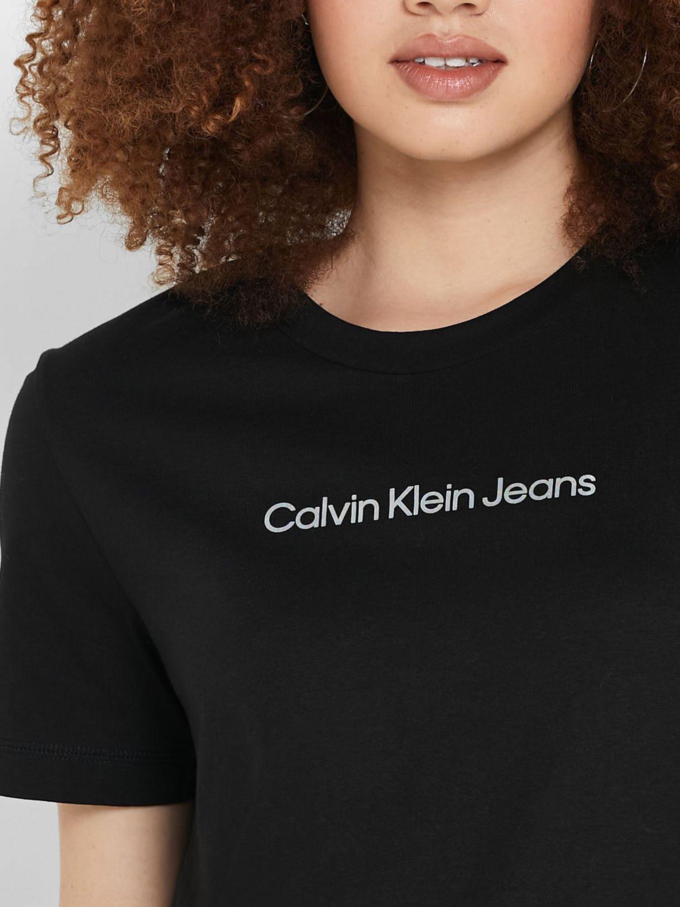 Camiseta con logo Negro Calvin Klein J20J220284-BEH-3
