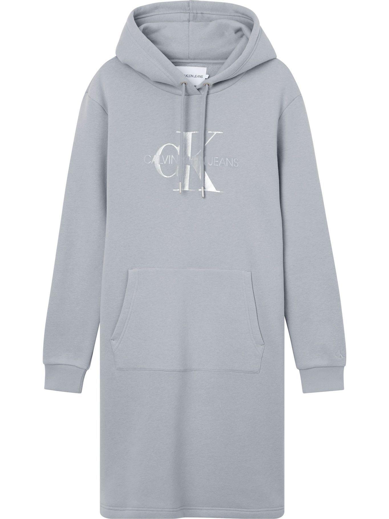 Vestido Glossy Monogram Gris Calvin Klein-0