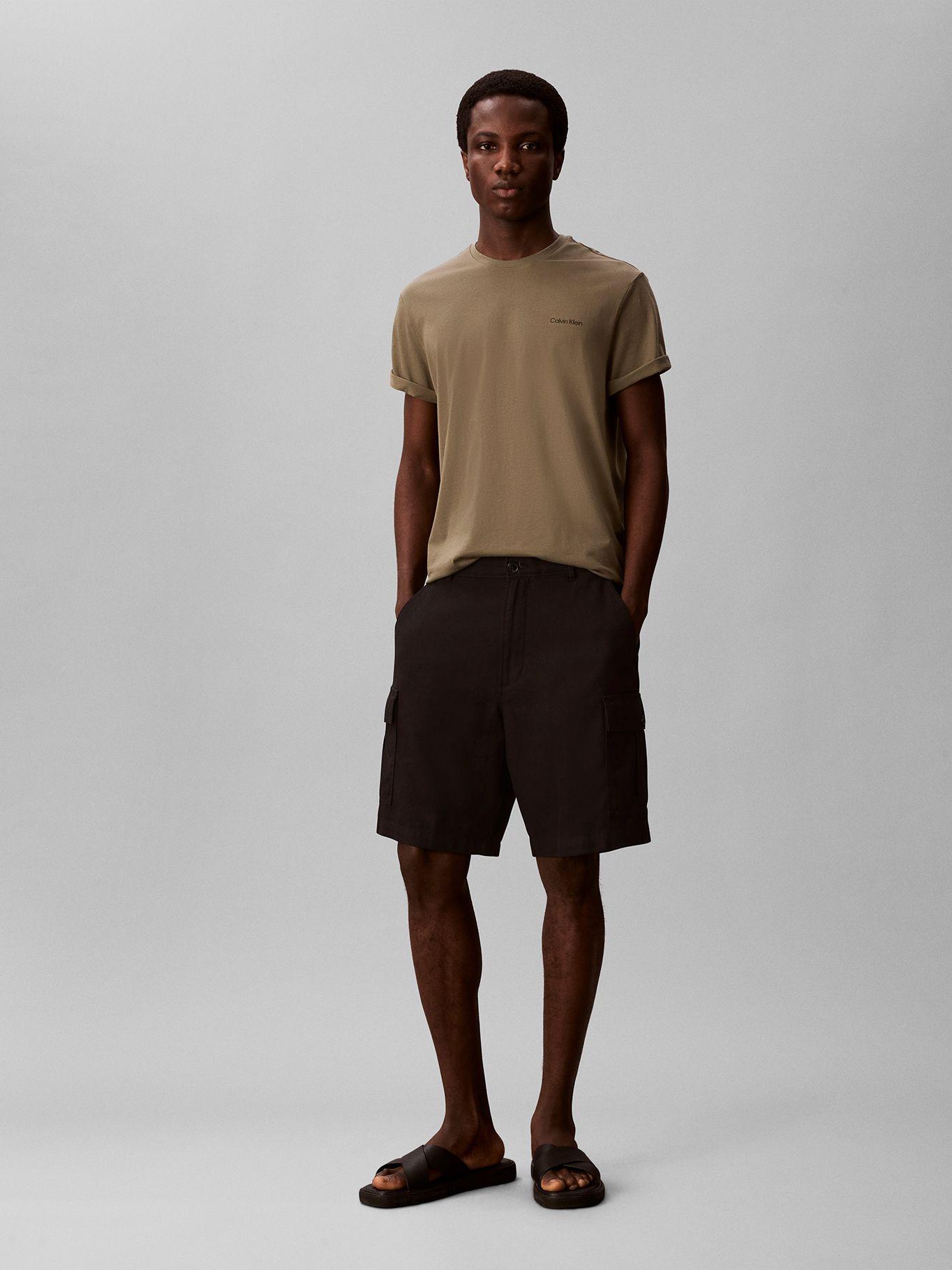 Polera con Micro Logo Verde Calvin Klein-1