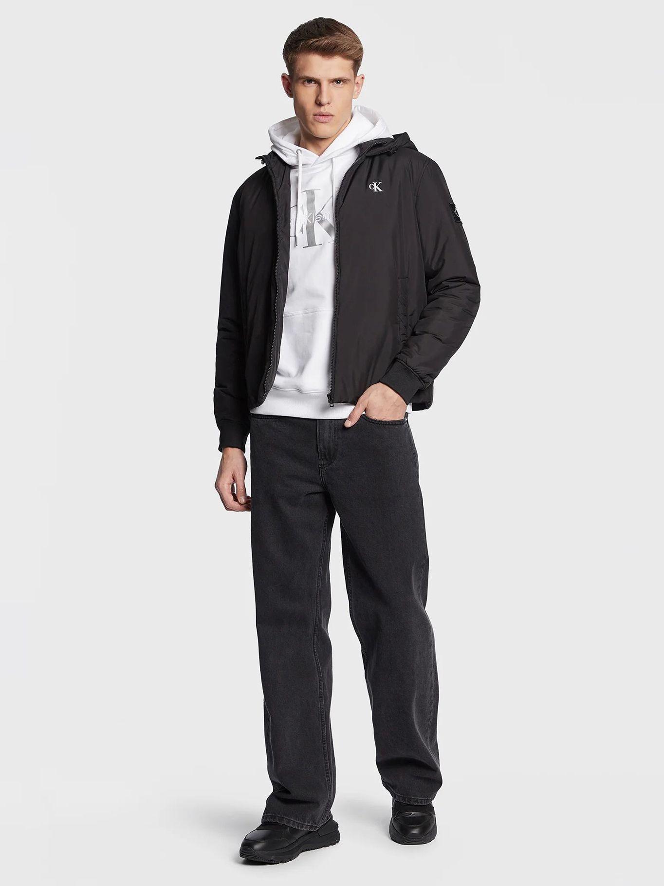 Sudadera con capucha y cierre de cremallera Negro Calvin Klein-1
