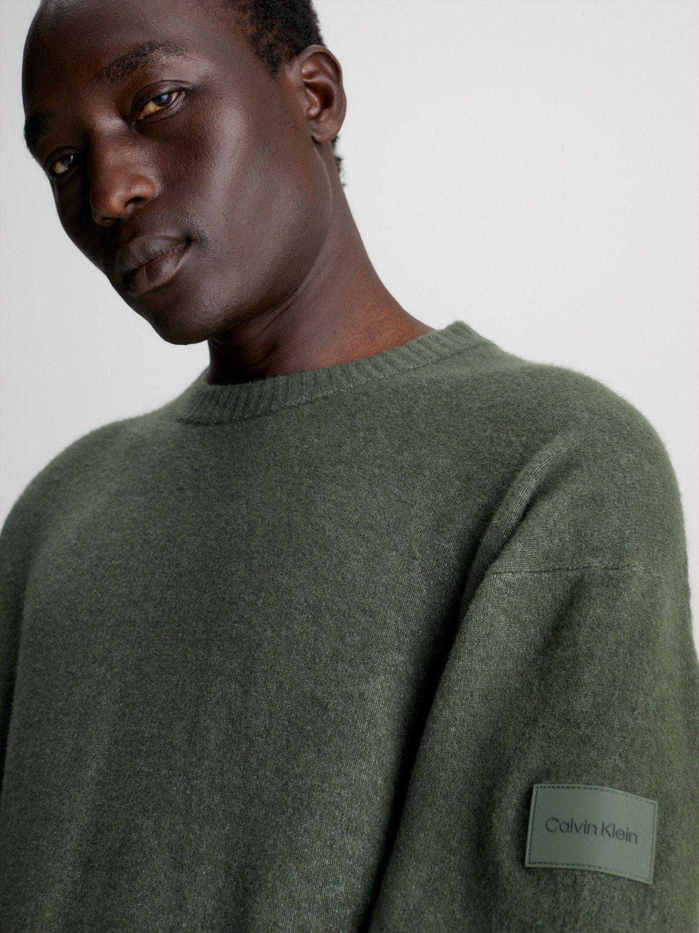 Sweater Lycra Blend Verde Calvin Klein-3