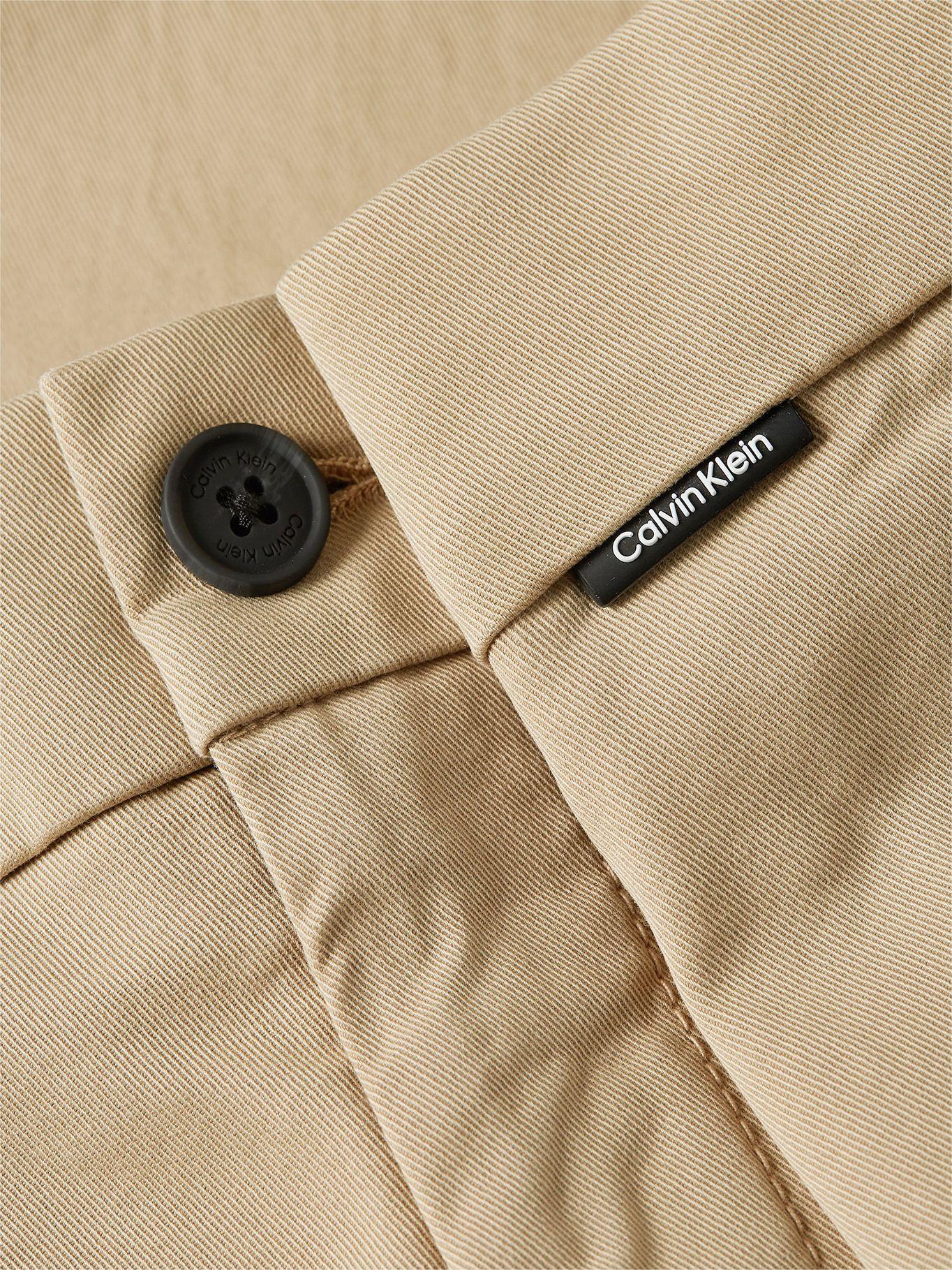 Pantalón Slim Fit Garment Beige Calvin Klein-2