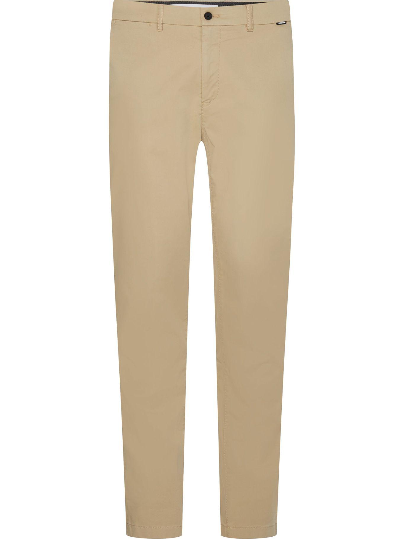 Pantalón Slim Fit Garment Beige Calvin Klein-3