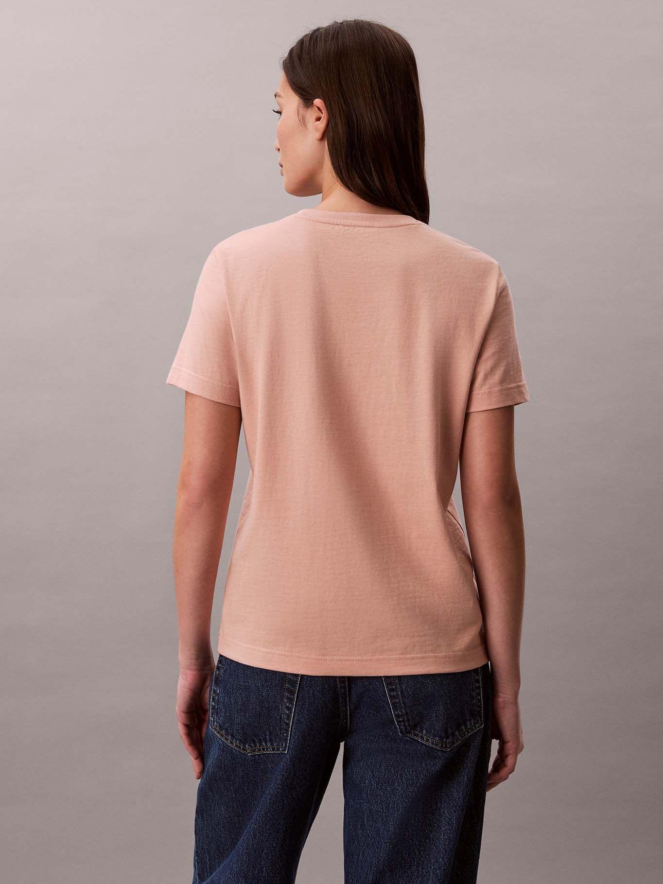Polera Algodón con Logo Archive Beige Calvin Klein-2