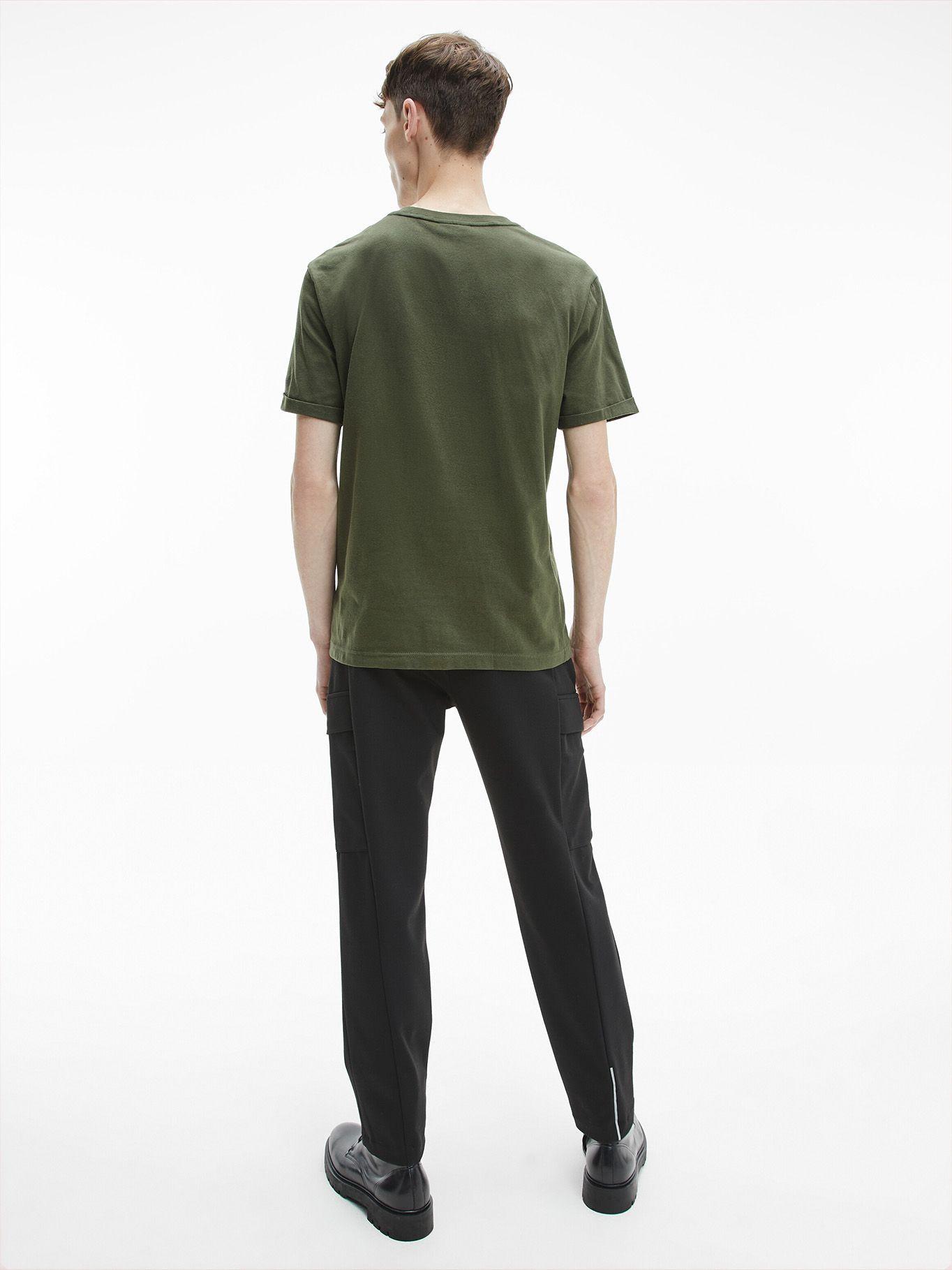 Polera Turn-Up Verde Olivo Calvin Klein-2