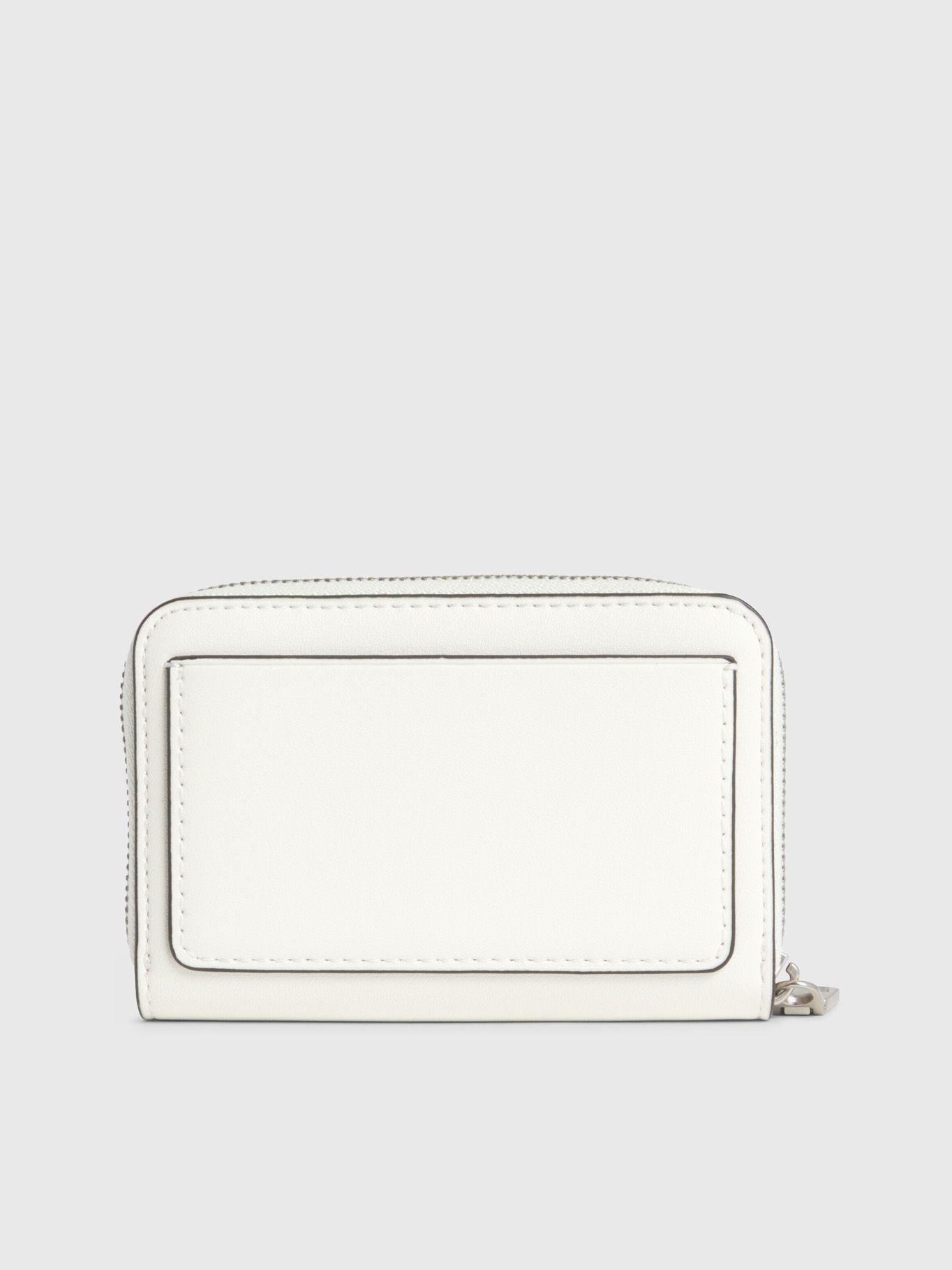 Billetera Sculpted Med Mono Blanco-1