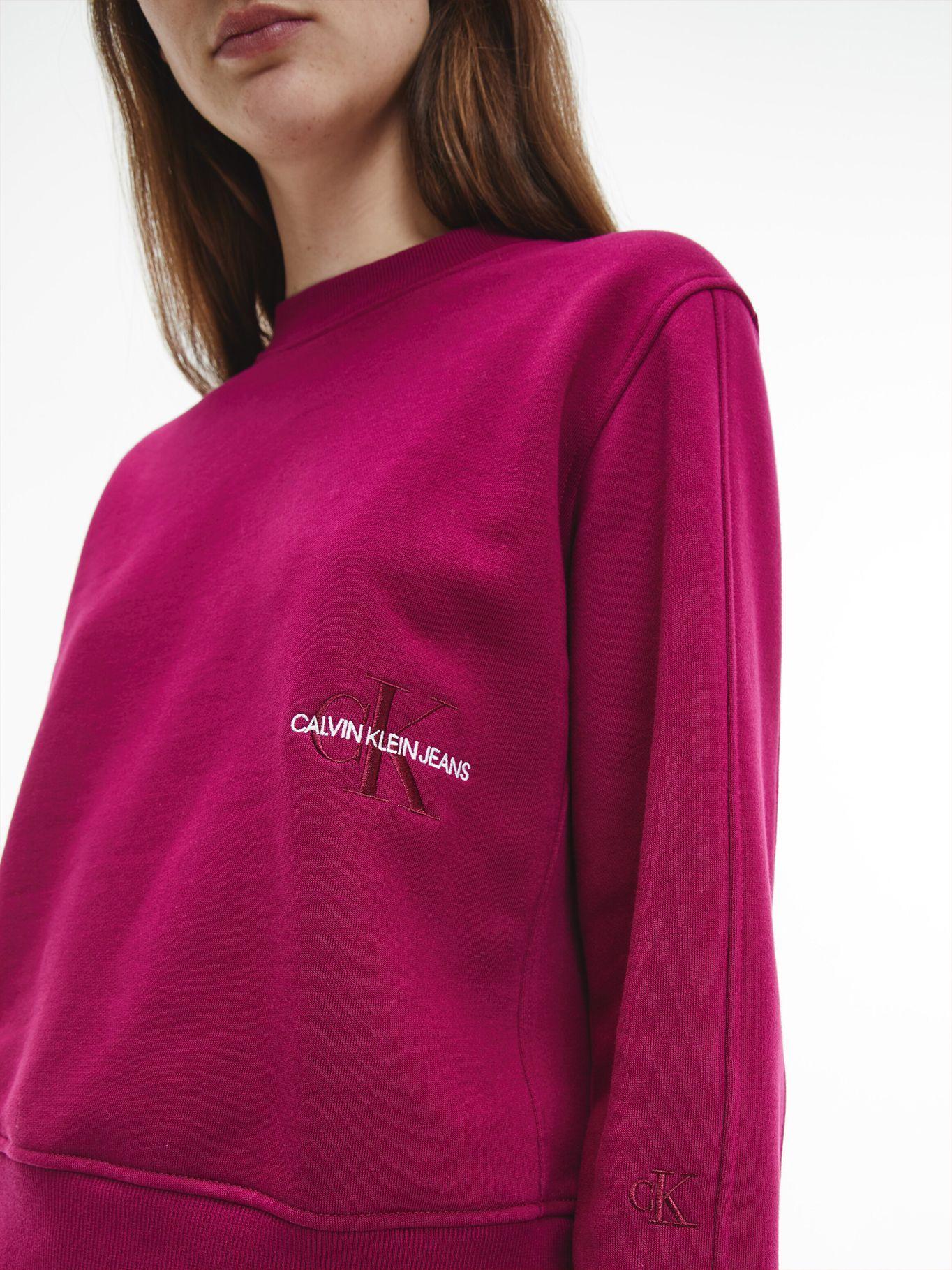 Polerón Off Placed Fucsia Calvin Klein Mujer-2