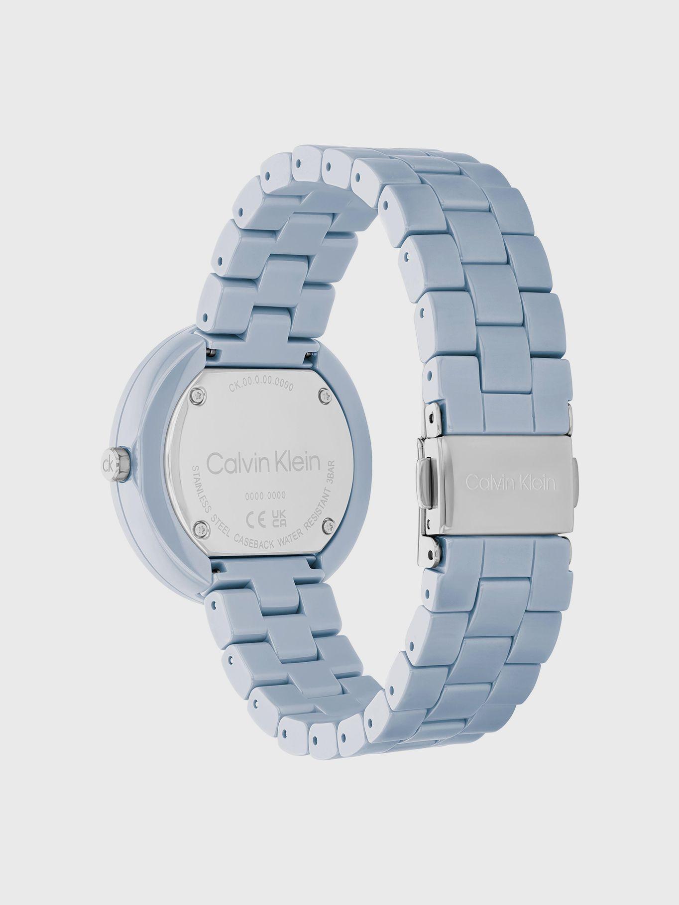 Reloj Monochromatic Ceramic Celeste Calvin Klein-1