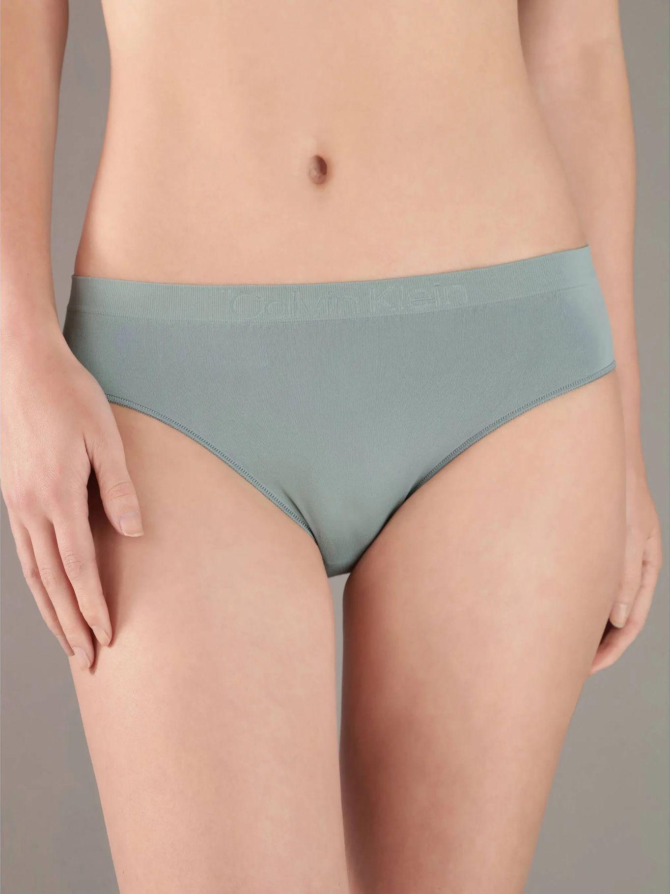 Calzón Bikini Bonded Flex Verde Calvin Klein-3