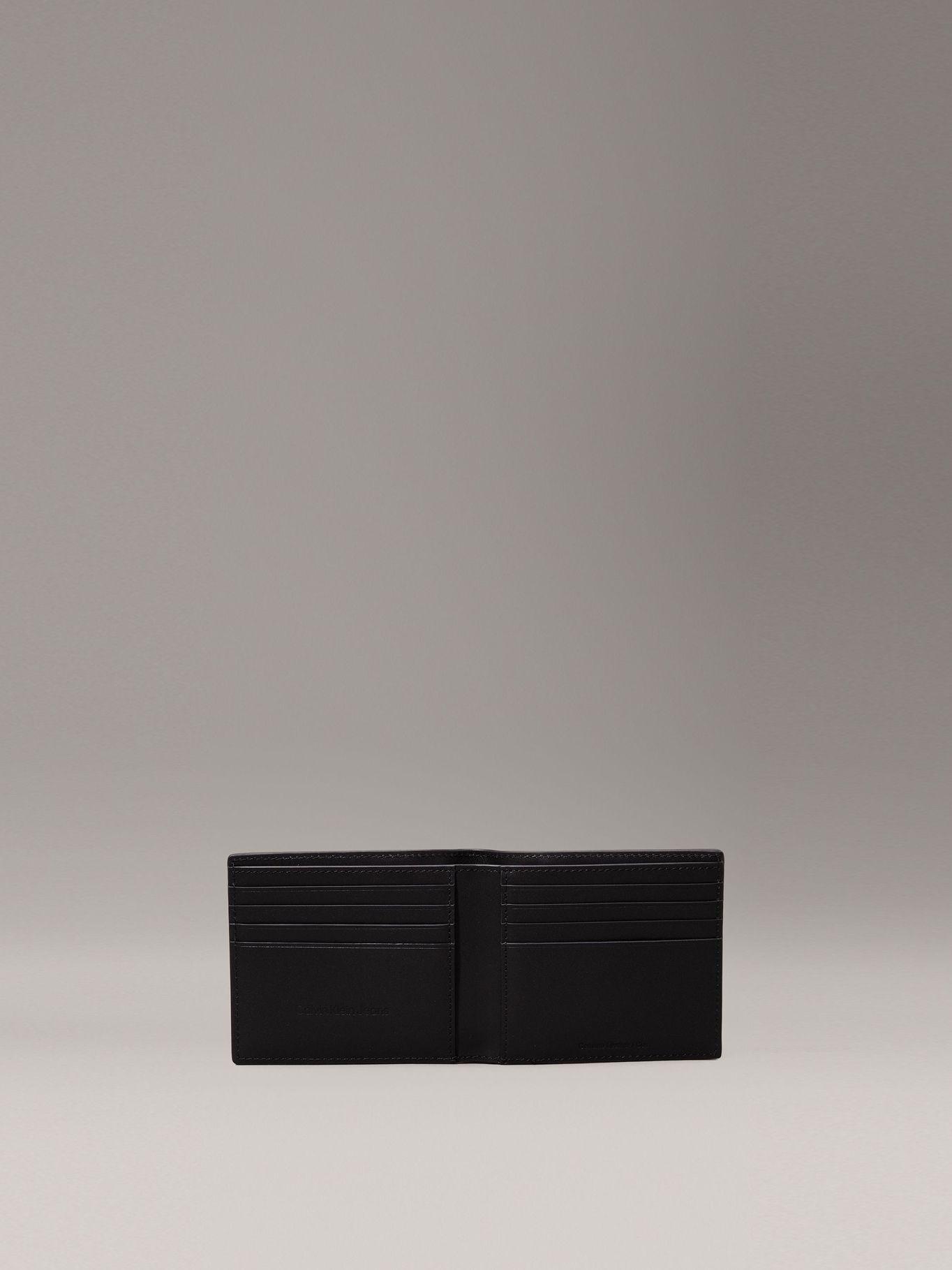 Billetera de Cuero Mono Logo Negro Calvin Klein-2