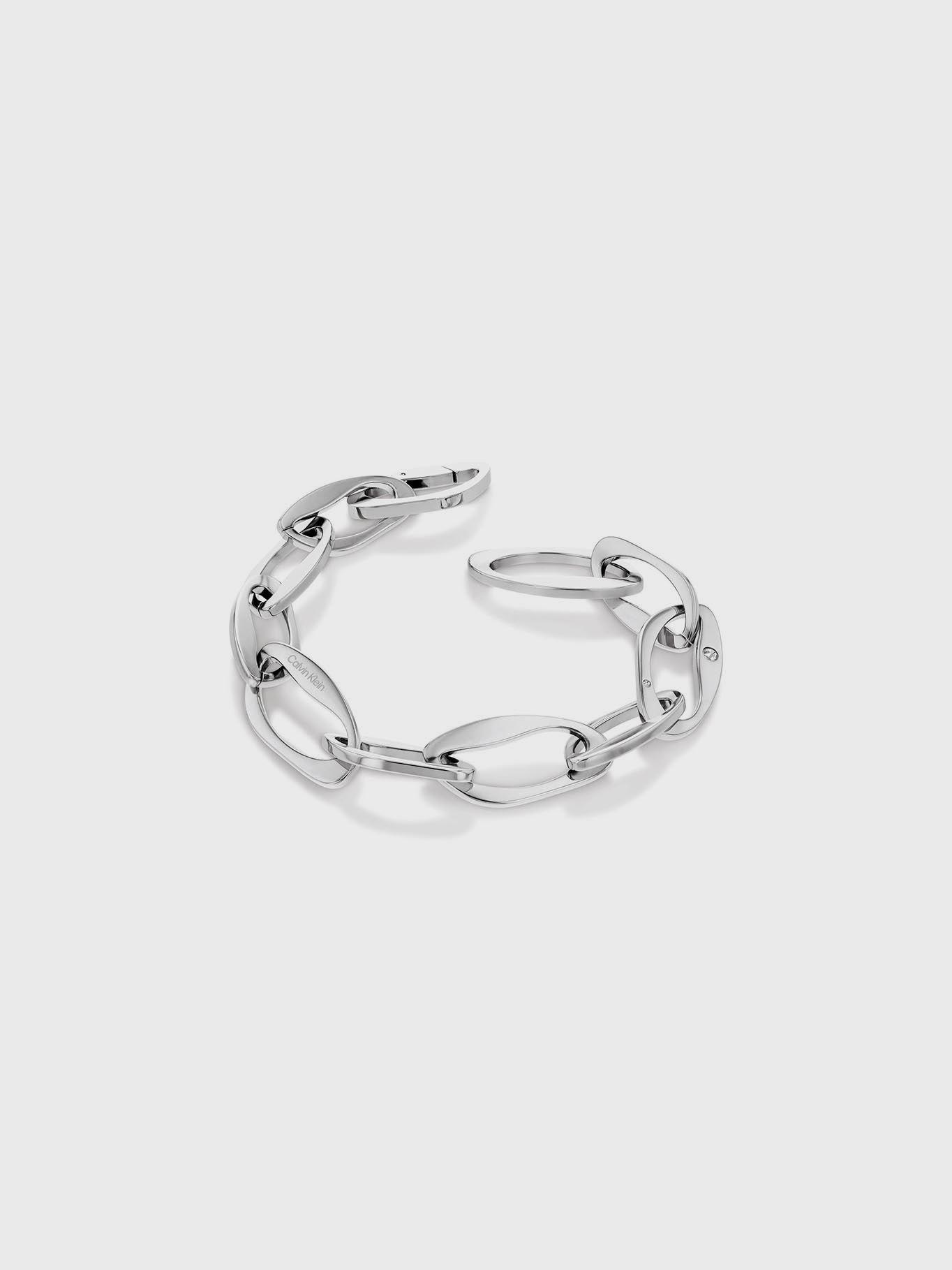 Pulsera Organic Shape Plateado Calvin Klein-1
