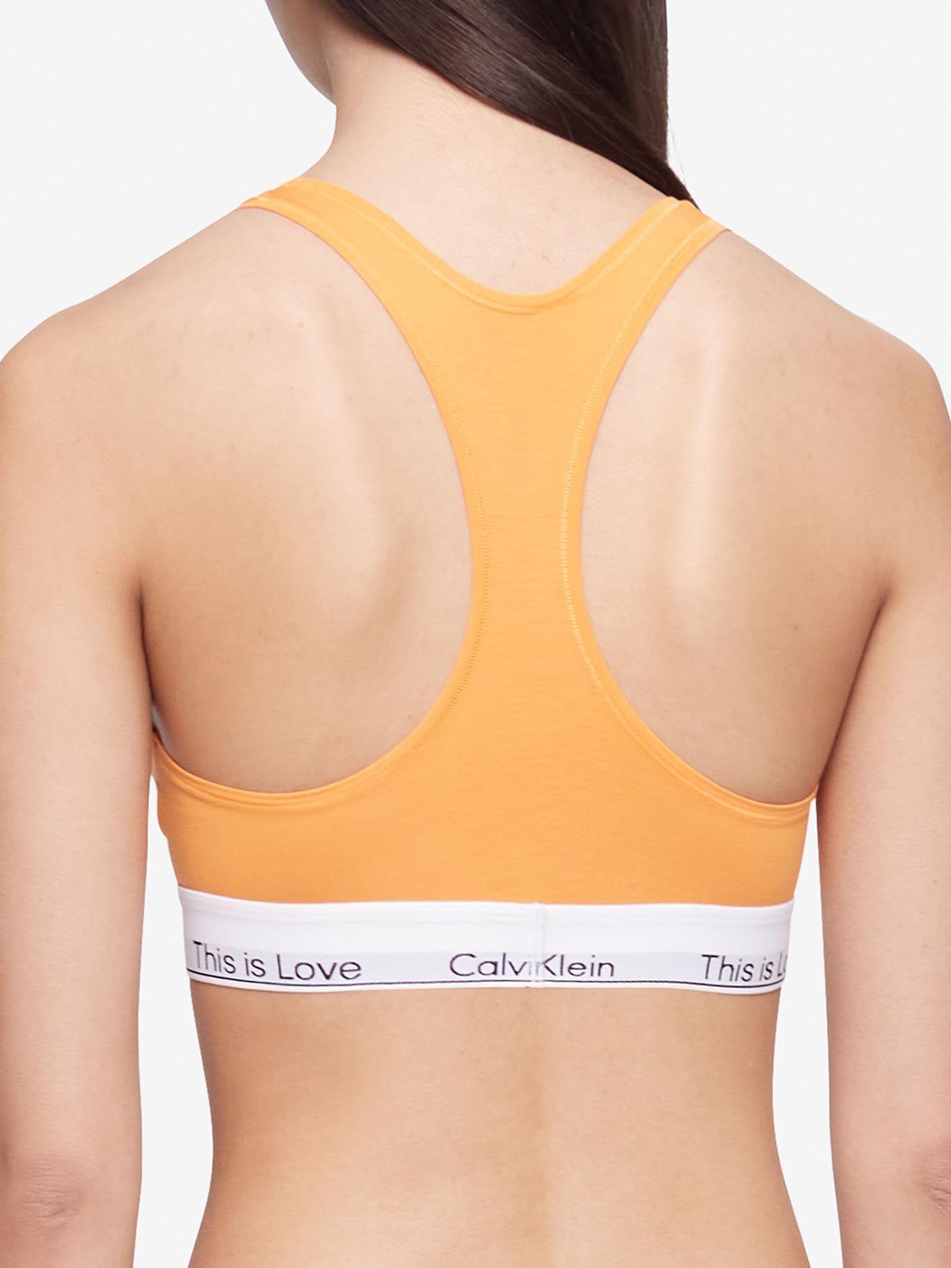 Bralette - Modern Cotton This Is Love Naranja Calvin Klein-2