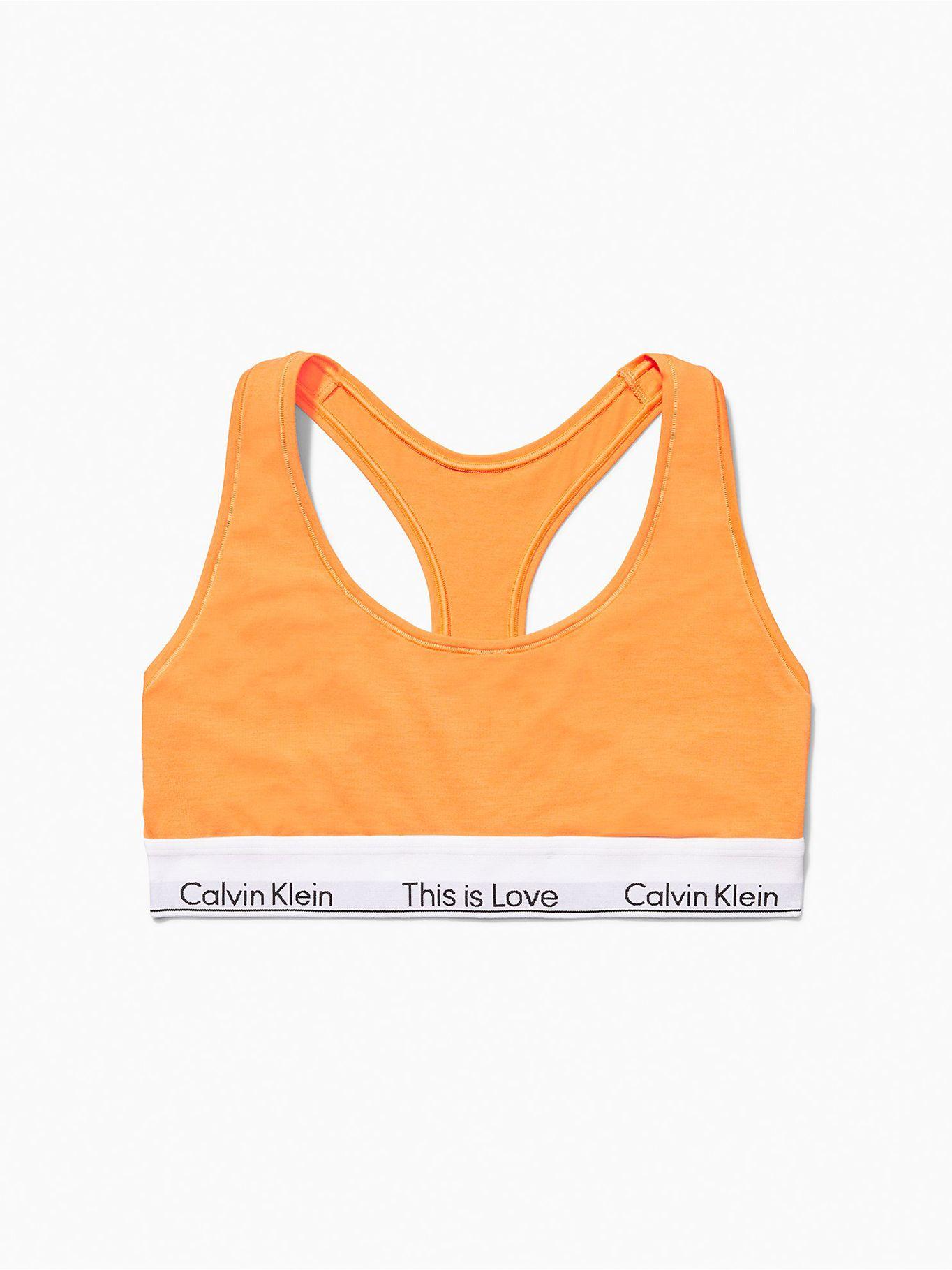 Bralette - Modern Cotton This Is Love Naranja Calvin Klein-0