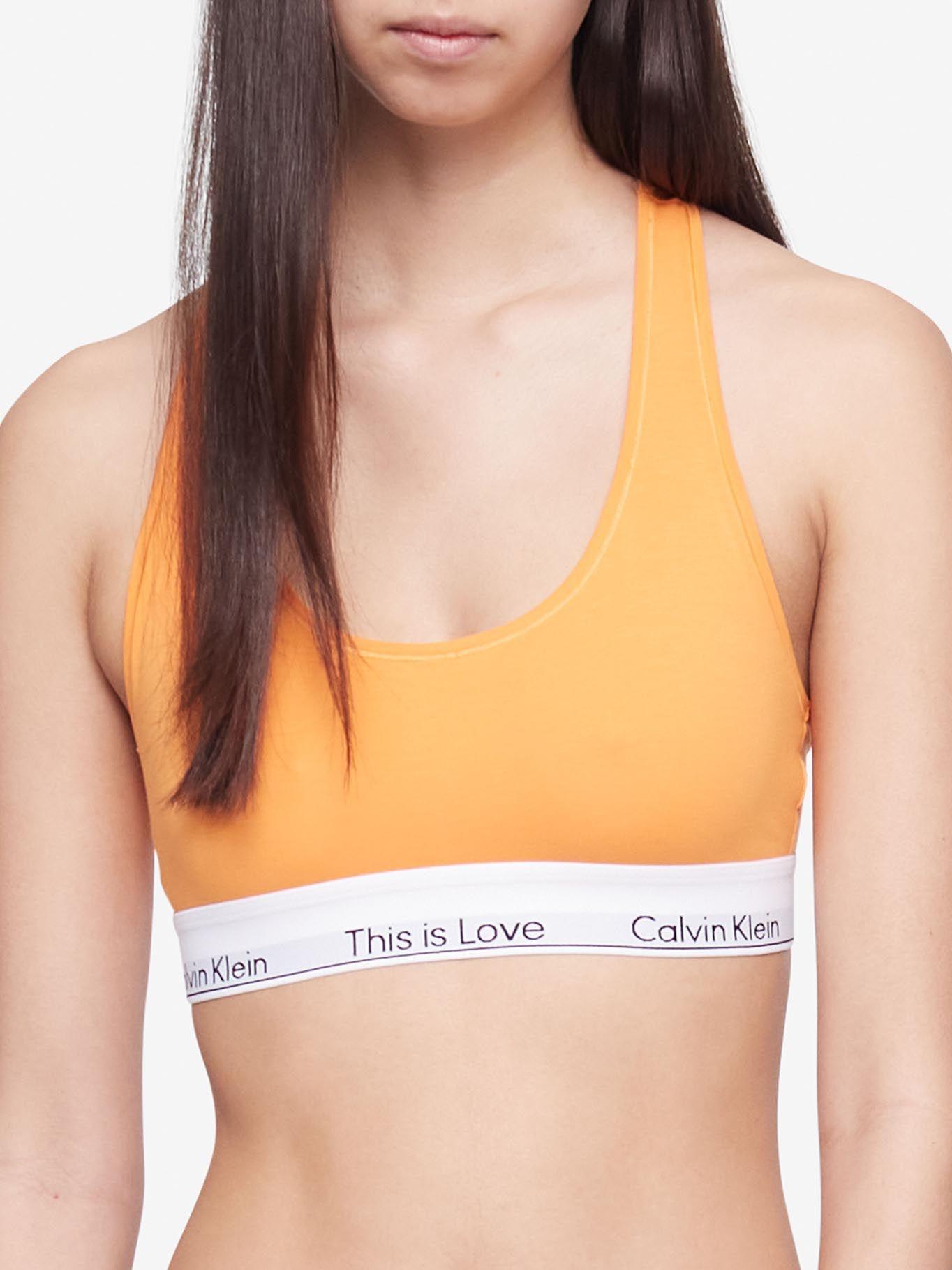 Bralette - Modern Cotton This Is Love Naranja Calvin Klein-1