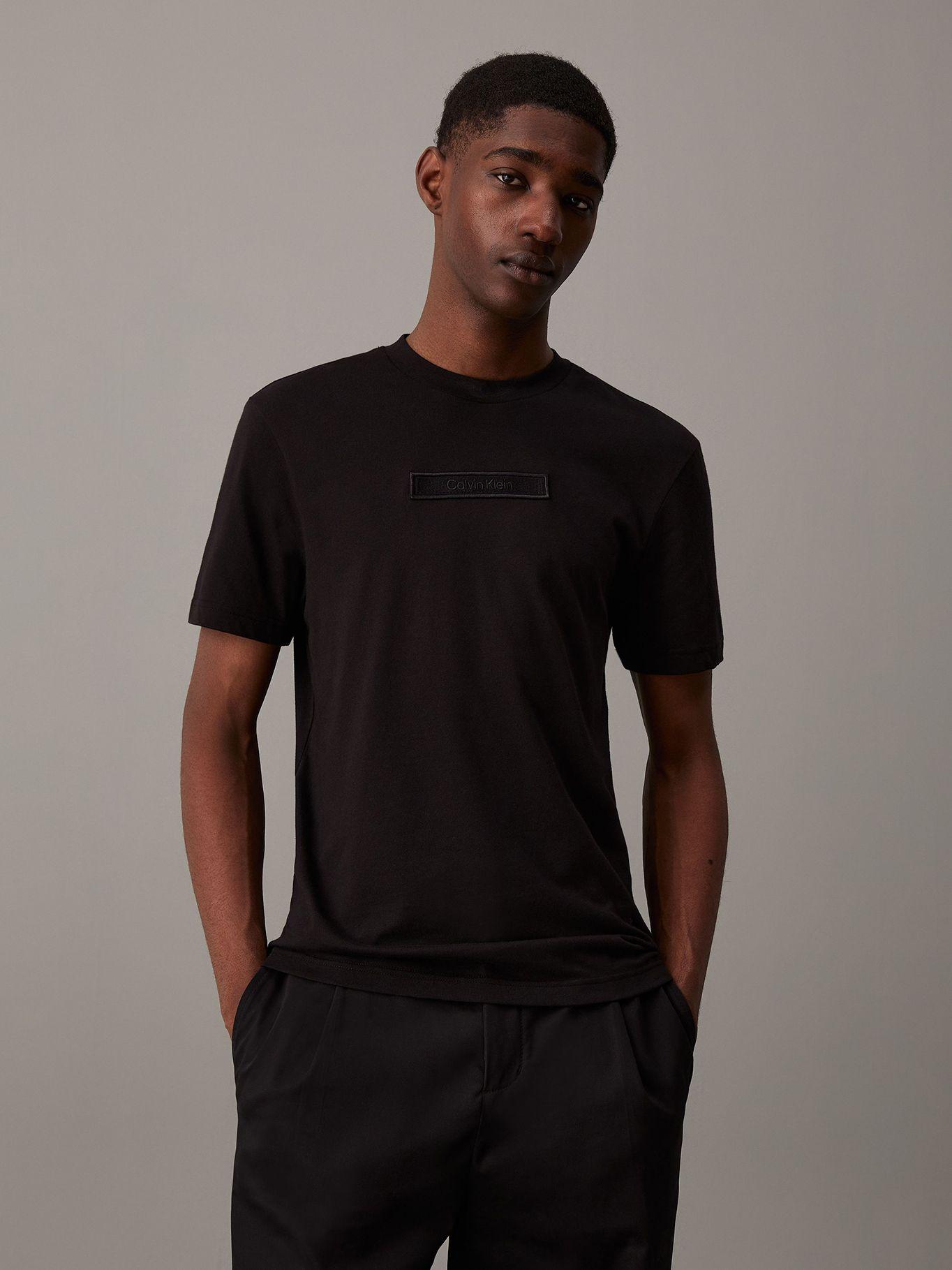 Polera Embroidered Logo Peached Negro Calvin Klein-0