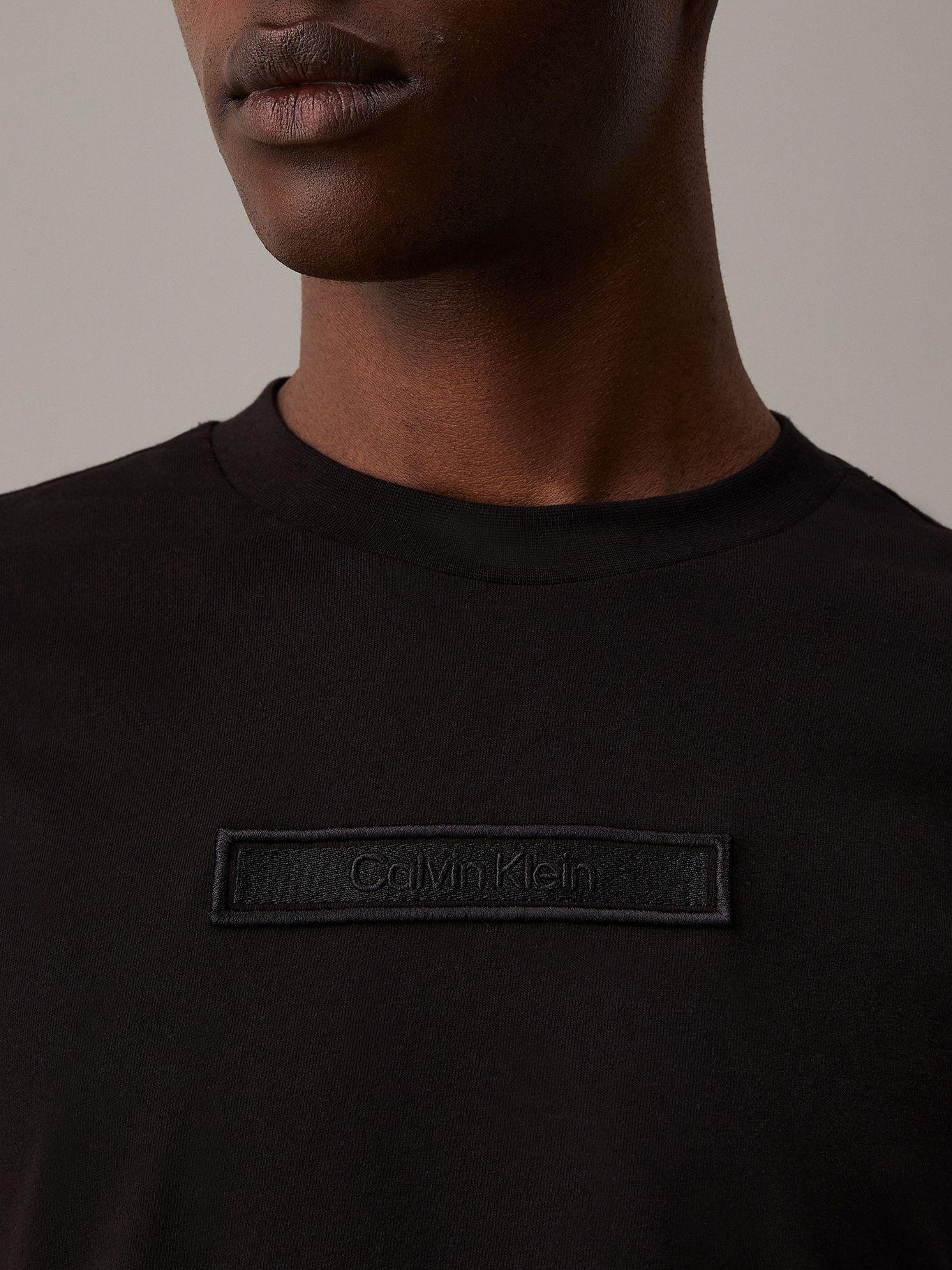 Polera Embroidered Logo Peached Negro Calvin Klein-3