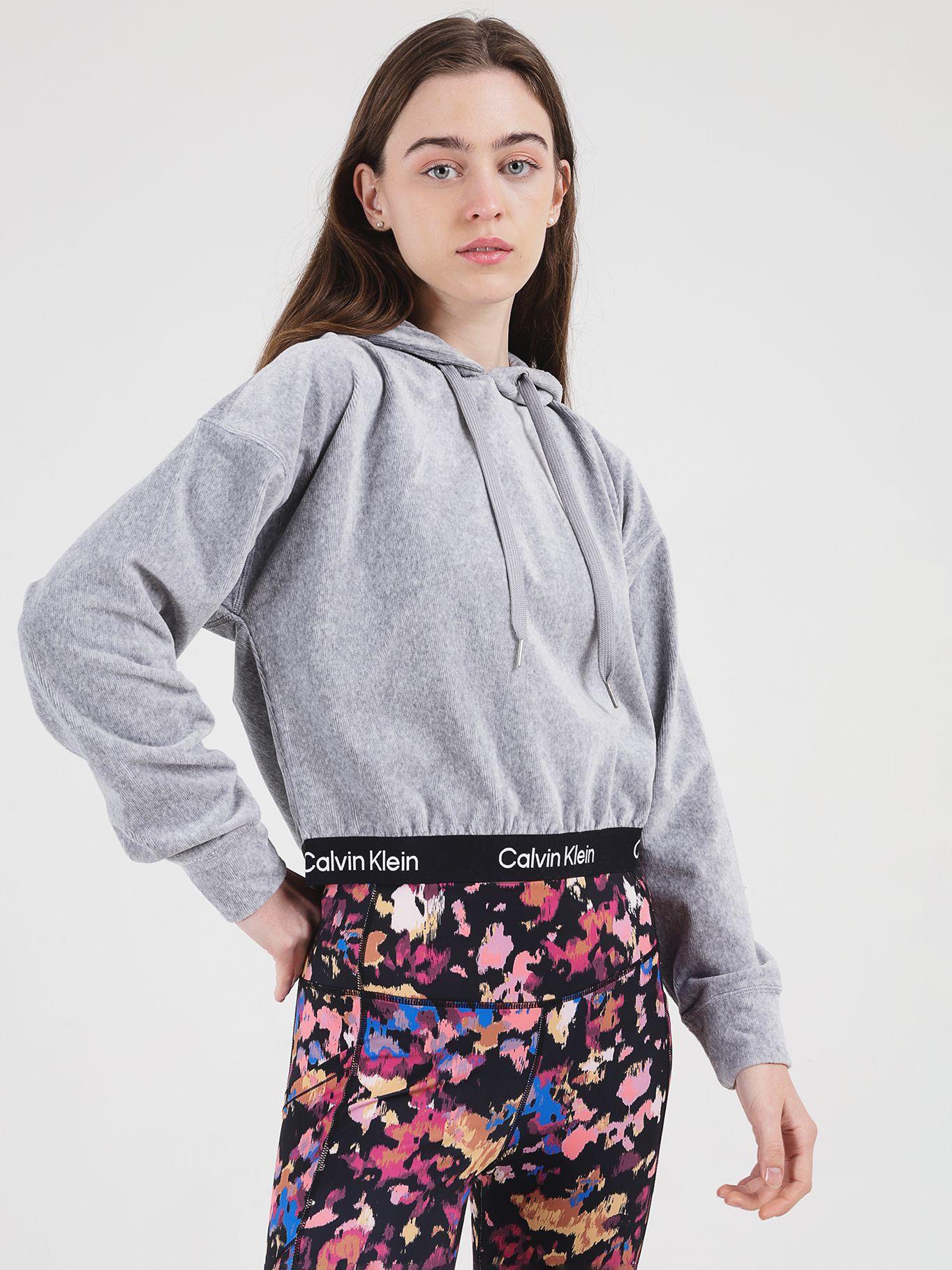 Polerón Logo Elastic Gris Calvin Klein-0