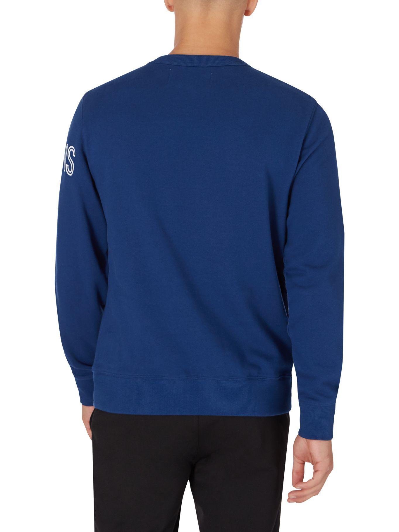 Polerón Outline Logo Azul Calvin Klein-1