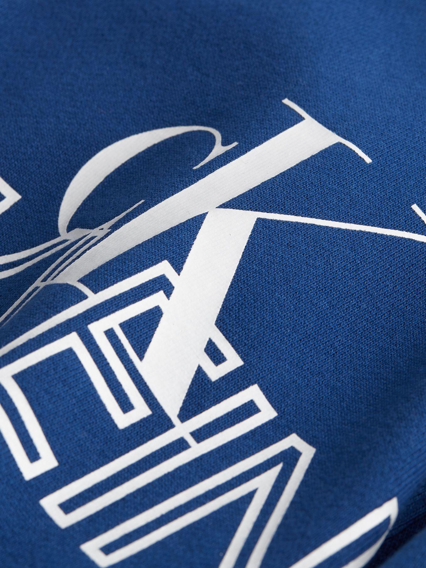 Polerón Outline Logo Azul Calvin Klein-4