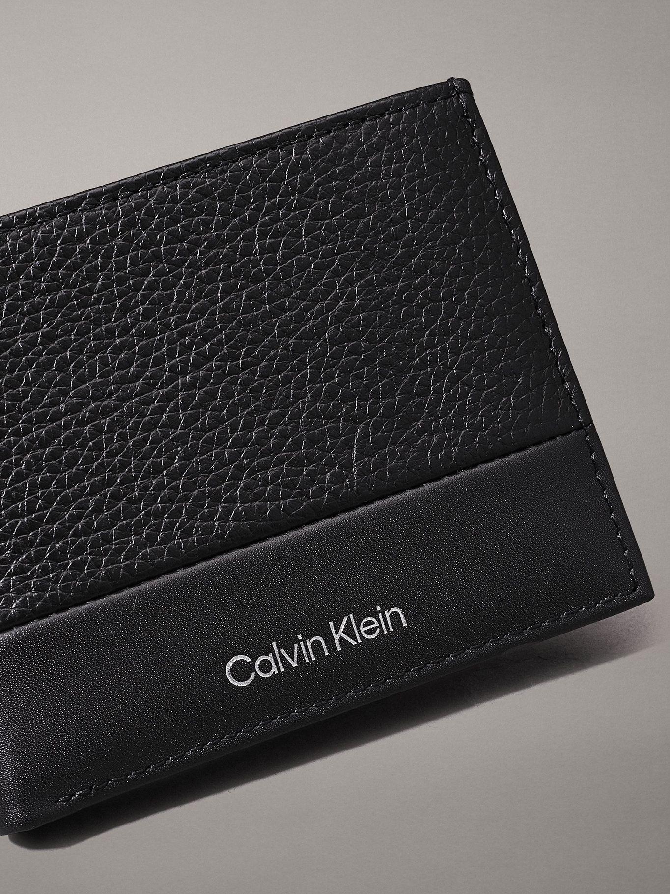 Billetera Subtle Mix Bifold 5Cc W/ Negro Calvin Klein-3