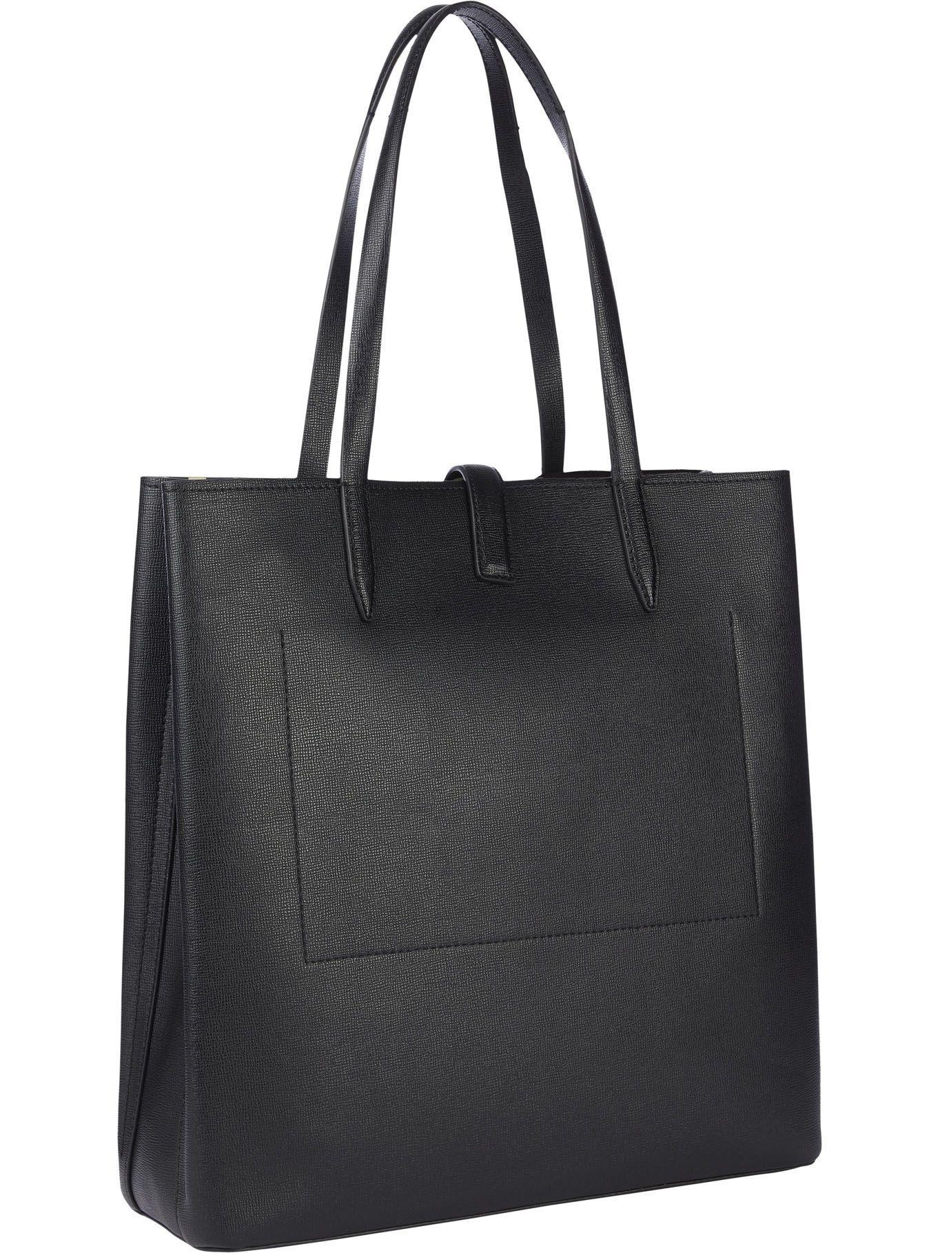 Cartera  Shopper Padlock Negro Calvin Klein Mujer-1