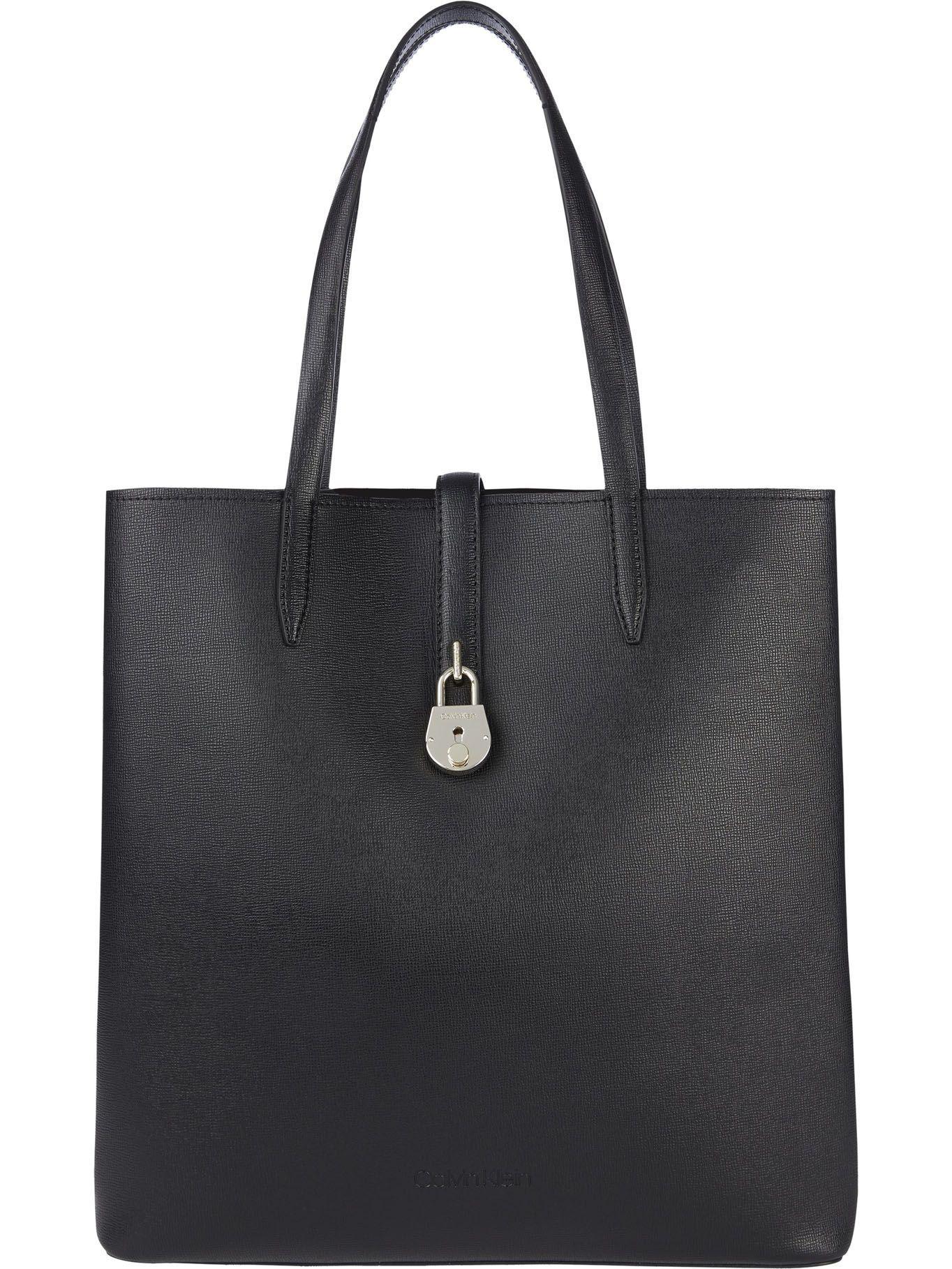 Cartera  Shopper Padlock Negro Calvin Klein Mujer-0