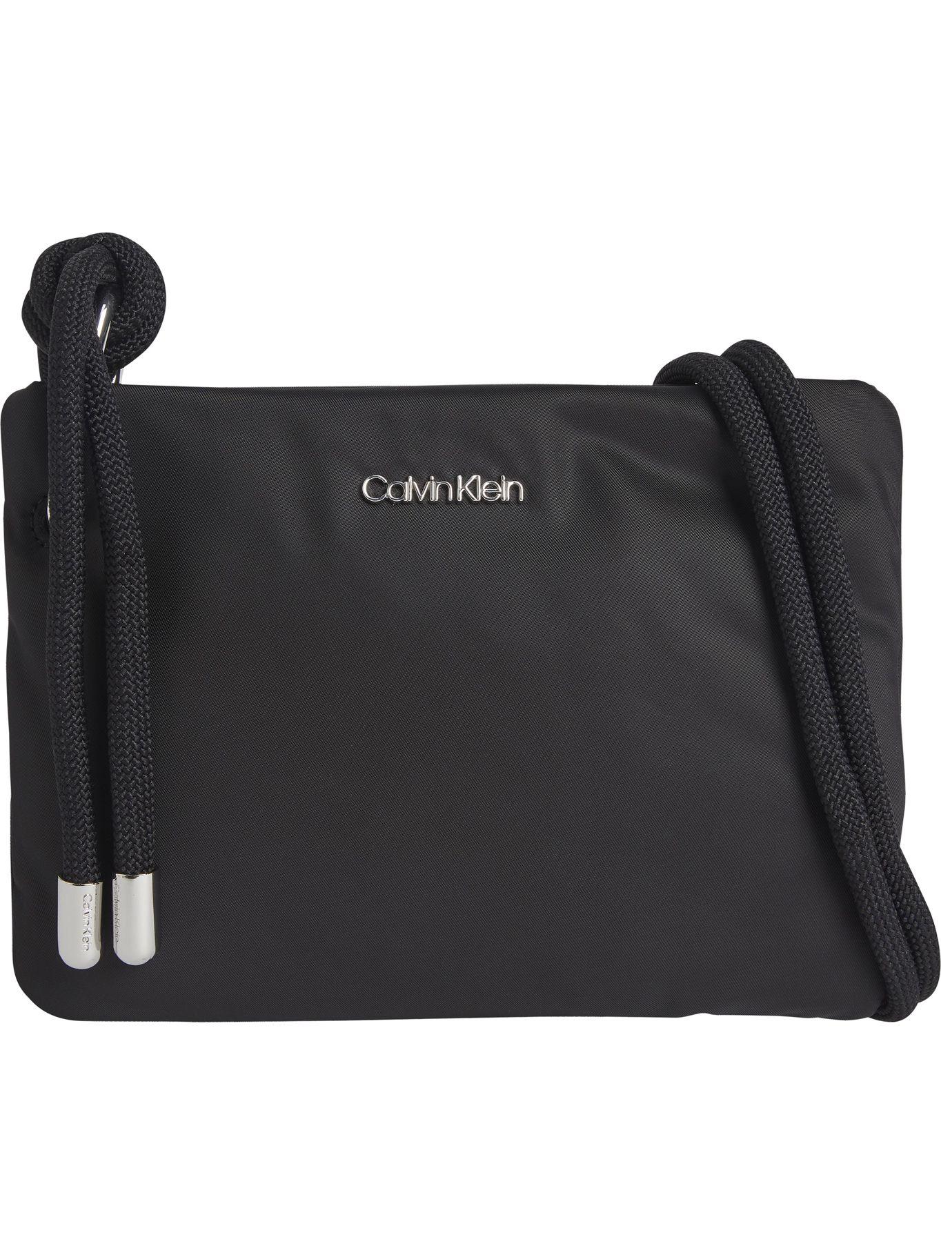 Cartera Xbody Roped Nylon Negro Calvin Klein-0