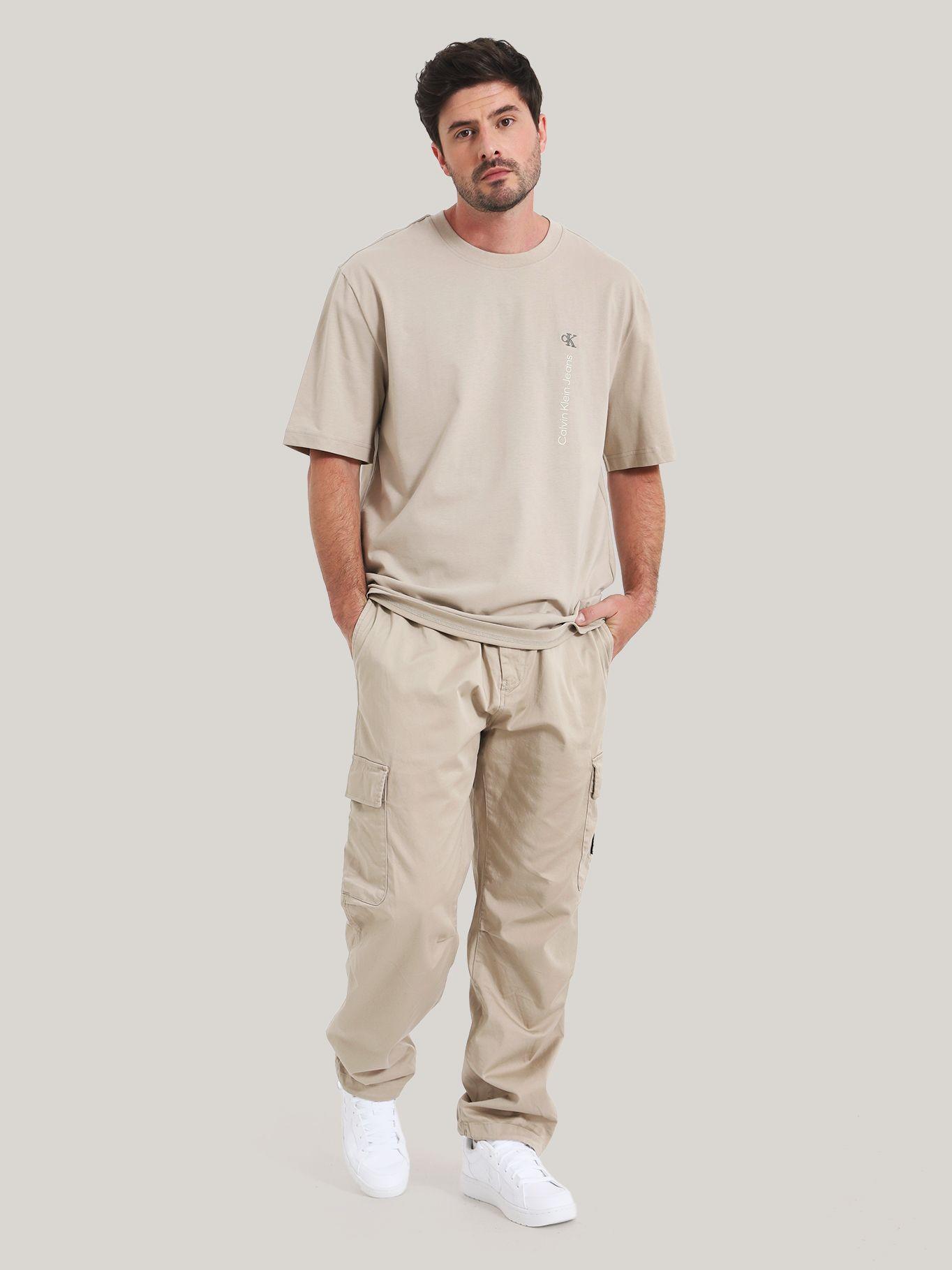 Pantalón Cargo Essential Regular Beige Calvin Klein-1