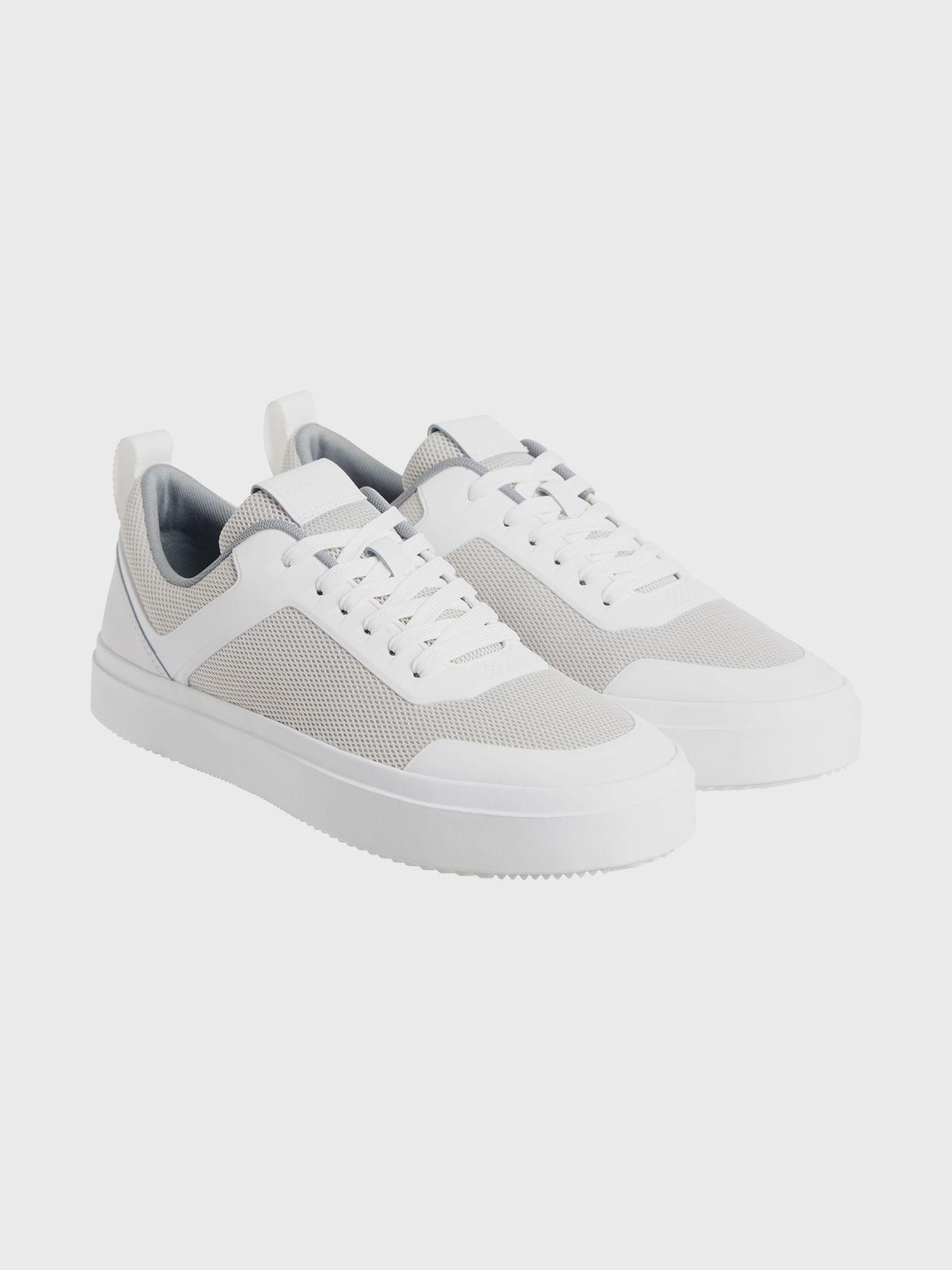 Zapatillas Low Top Lace Up Knit Blanco Calvin Klein-0