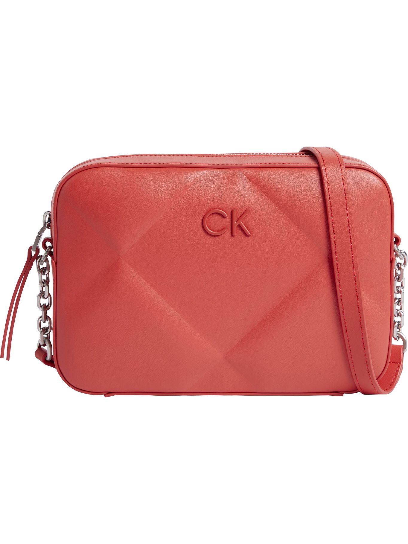 Bandolera Re-Lock Quilt Rojo Calvin Klein-0