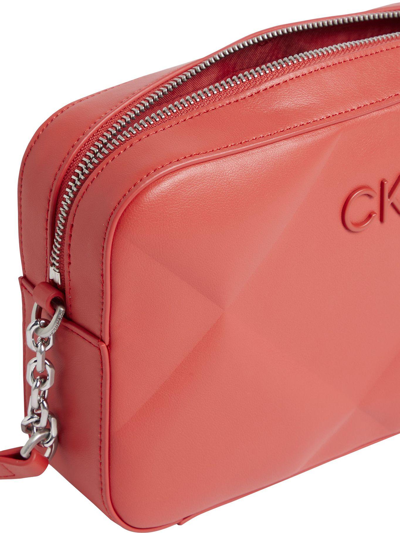 Bandolera Re-Lock Quilt Rojo Calvin Klein-2